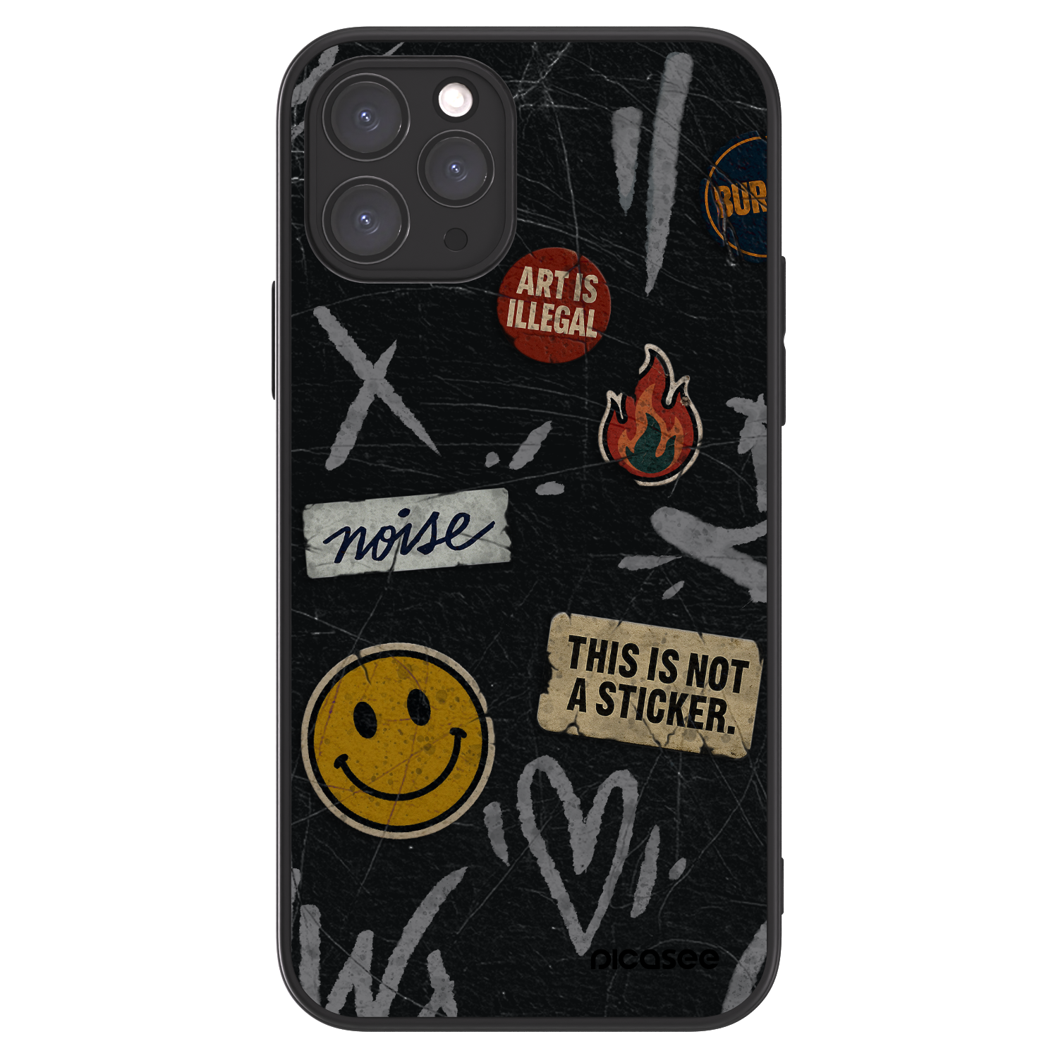 Picasee ULTIMATE CASE pro Apple iPhone 11 Pro - STICKERS x TAGS