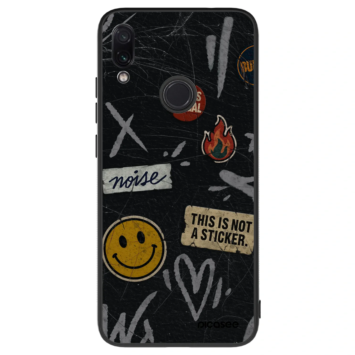 Picasee ULTIMATE CASE pro Xiaomi Redmi Note 7 - STICKERS x TAGS