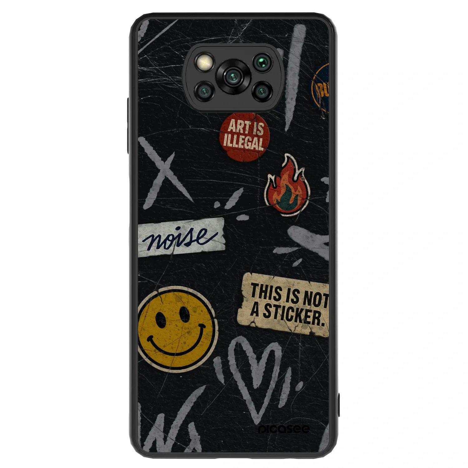 Picasee ULTIMATE CASE pro Xiaomi Poco X3 - STICKERS x TAGS