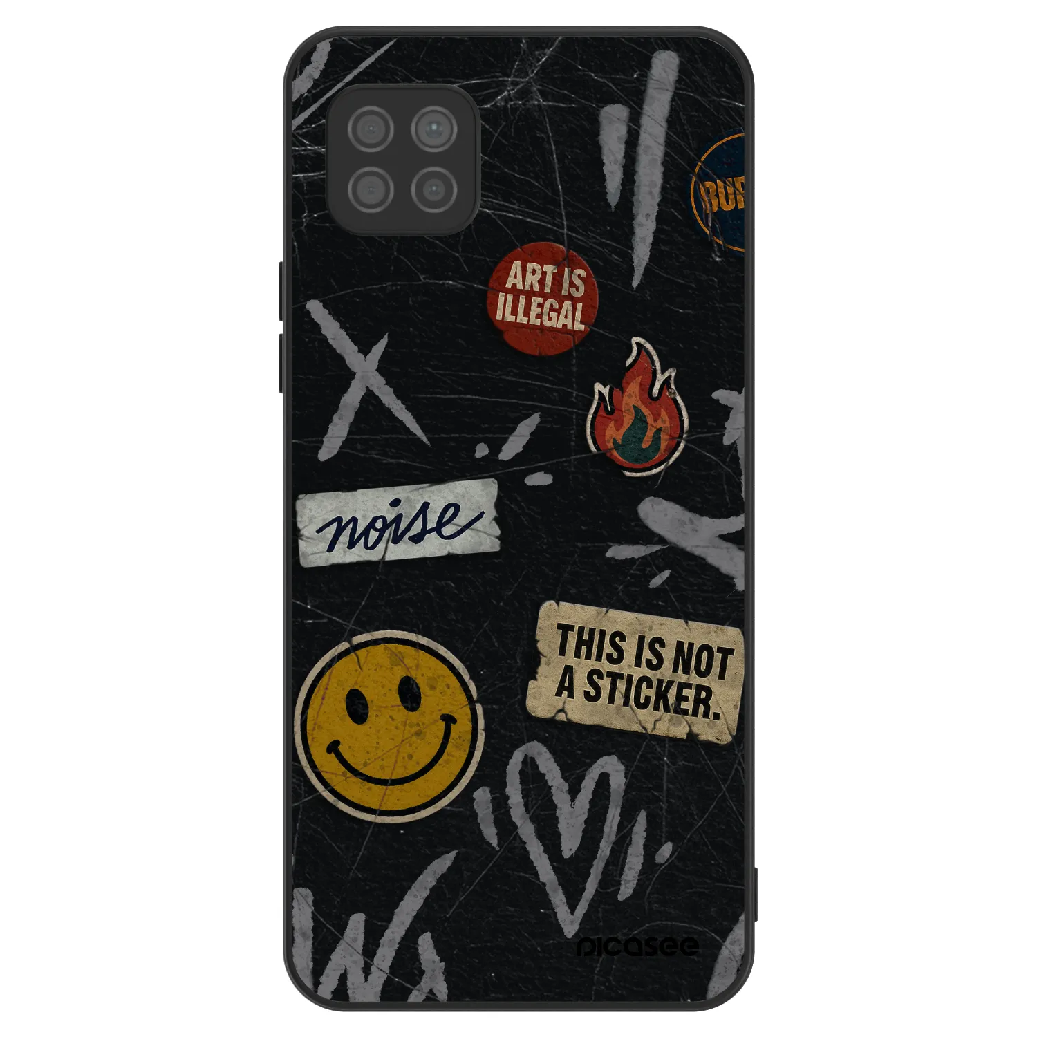 Picasee ULTIMATE CASE pro Huawei P40 Lite - STICKERS x TAGS