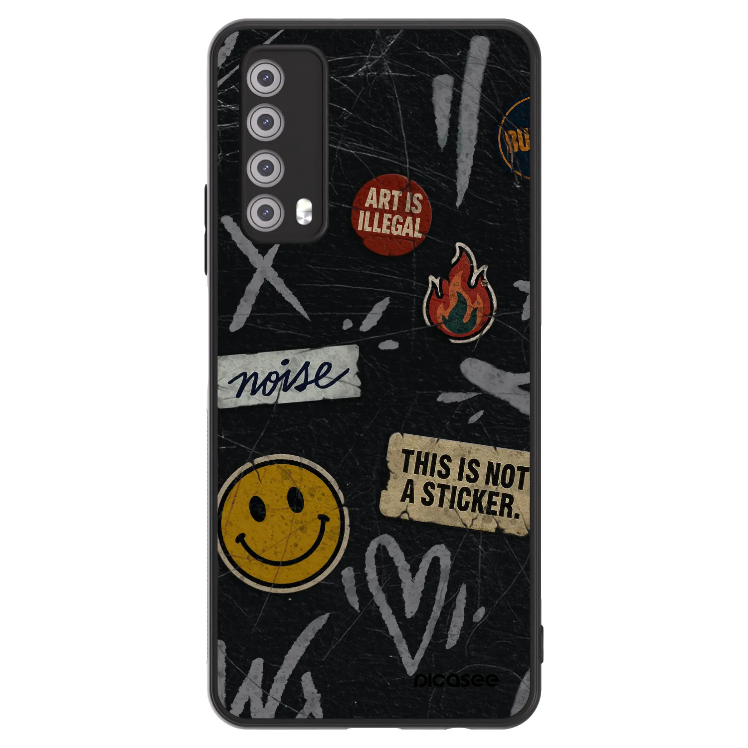 Picasee ULTIMATE CASE pro Huawei P Smart 2021 - STICKERS x TAGS