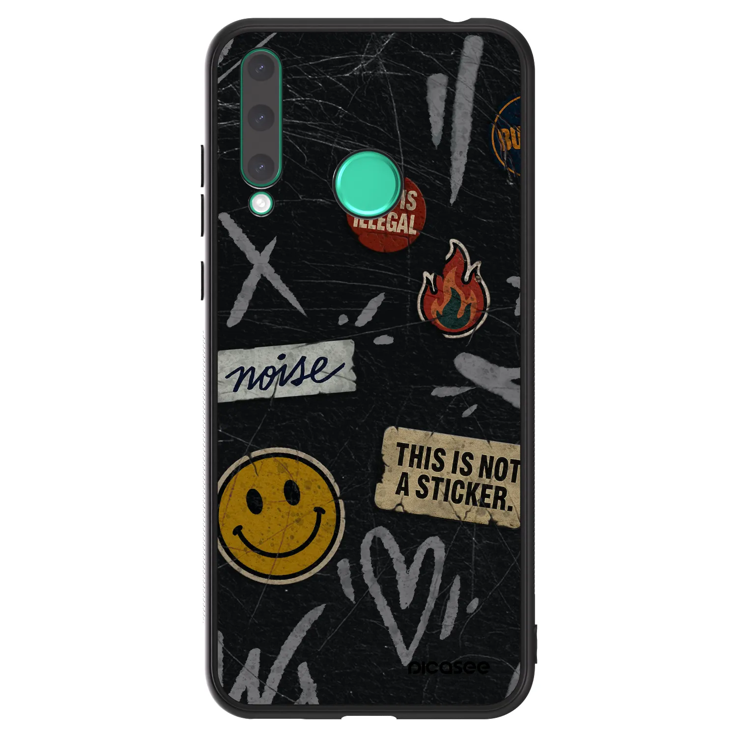 Picasee ULTIMATE CASE pro Honor 20 Lite - STICKERS x TAGS