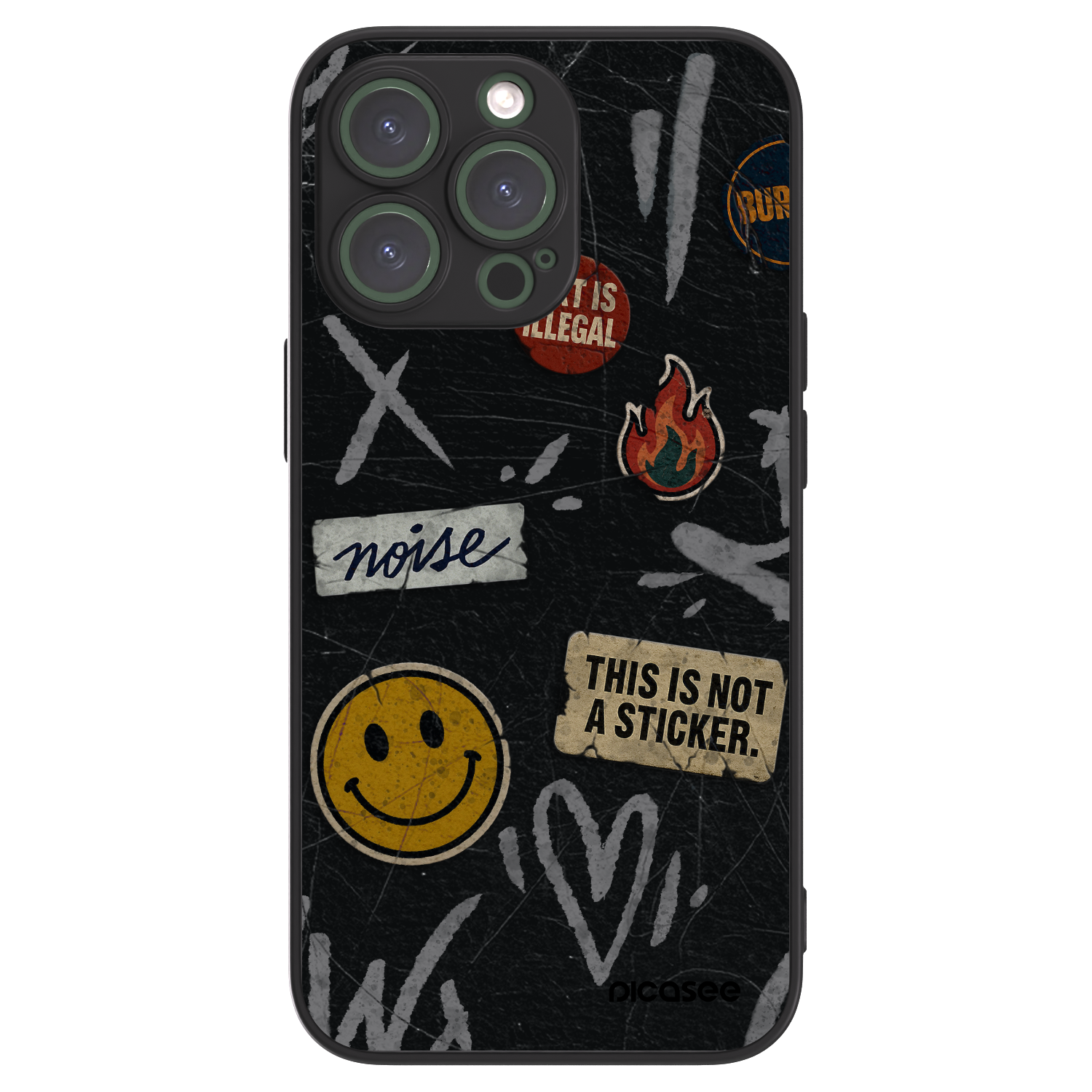 Picasee ULTIMATE CASE pro Apple iPhone 13 Pro - STICKERS x TAGS