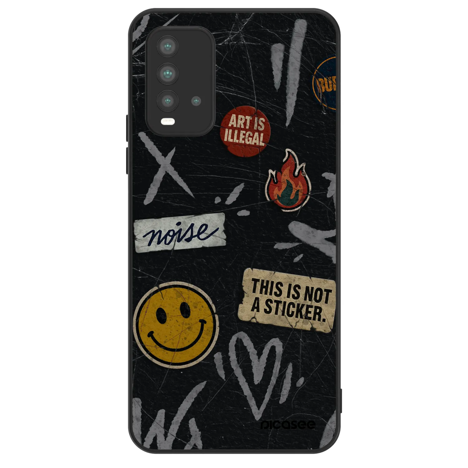 Picasee ULTIMATE CASE pro Xiaomi Redmi 9T - STICKERS x TAGS