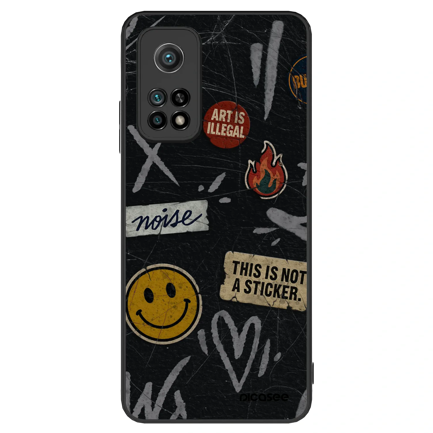 Picasee ULTIMATE CASE pro Xiaomi Mi 10T - STICKERS x TAGS