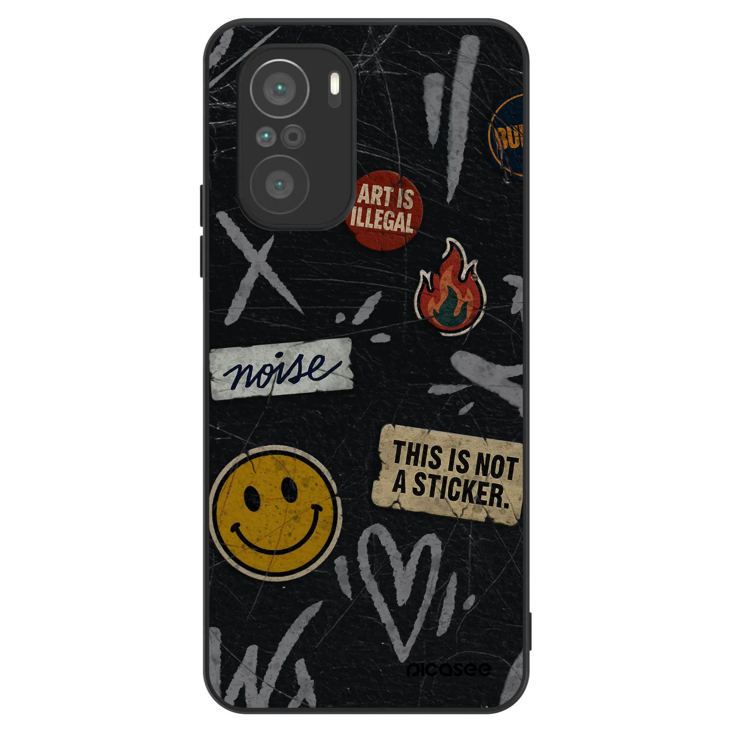 Picasee ULTIMATE CASE pro Xiaomi Poco F3 - STICKERS x TAGS