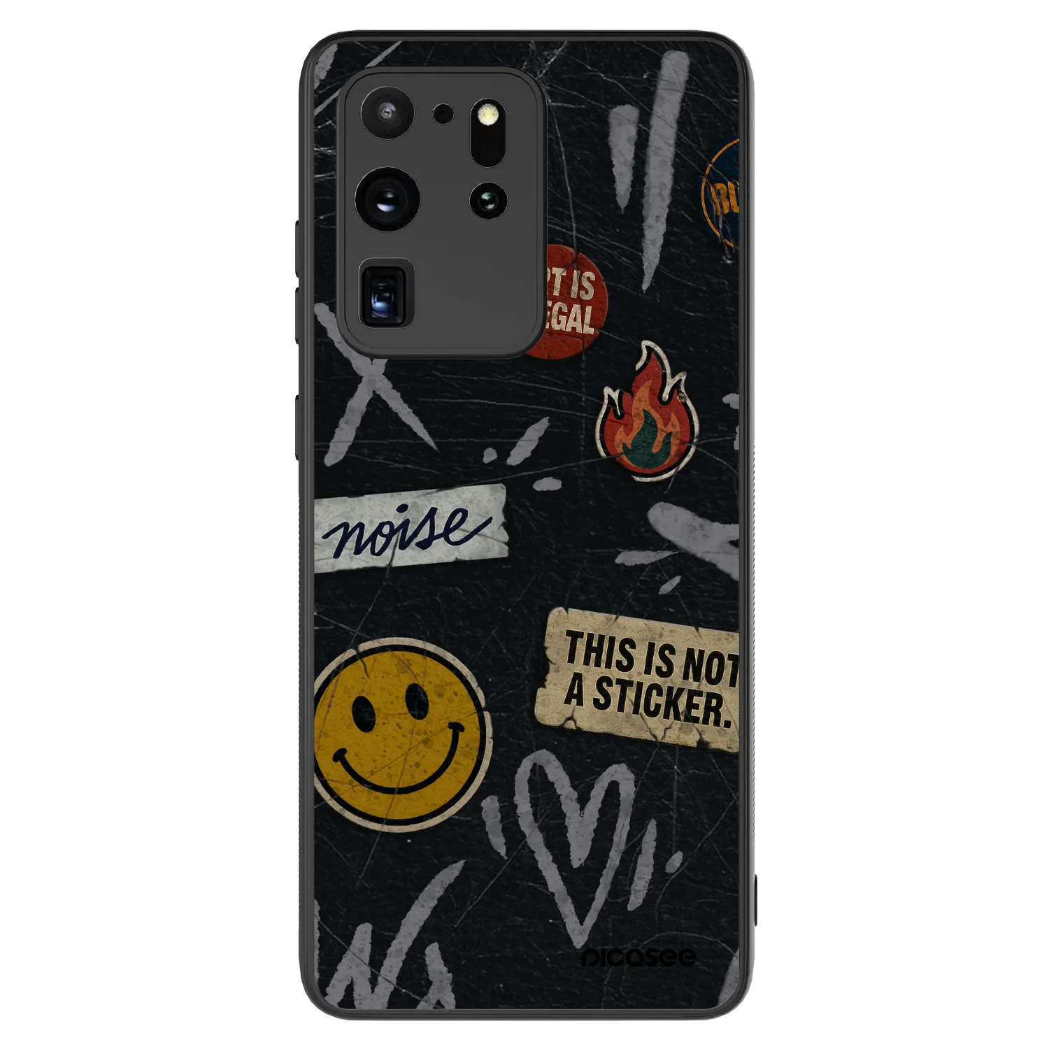 Picasee ULTIMATE CASE pro Samsung Galaxy S20 Ultra 5G G988F - STICKERS x TAGS