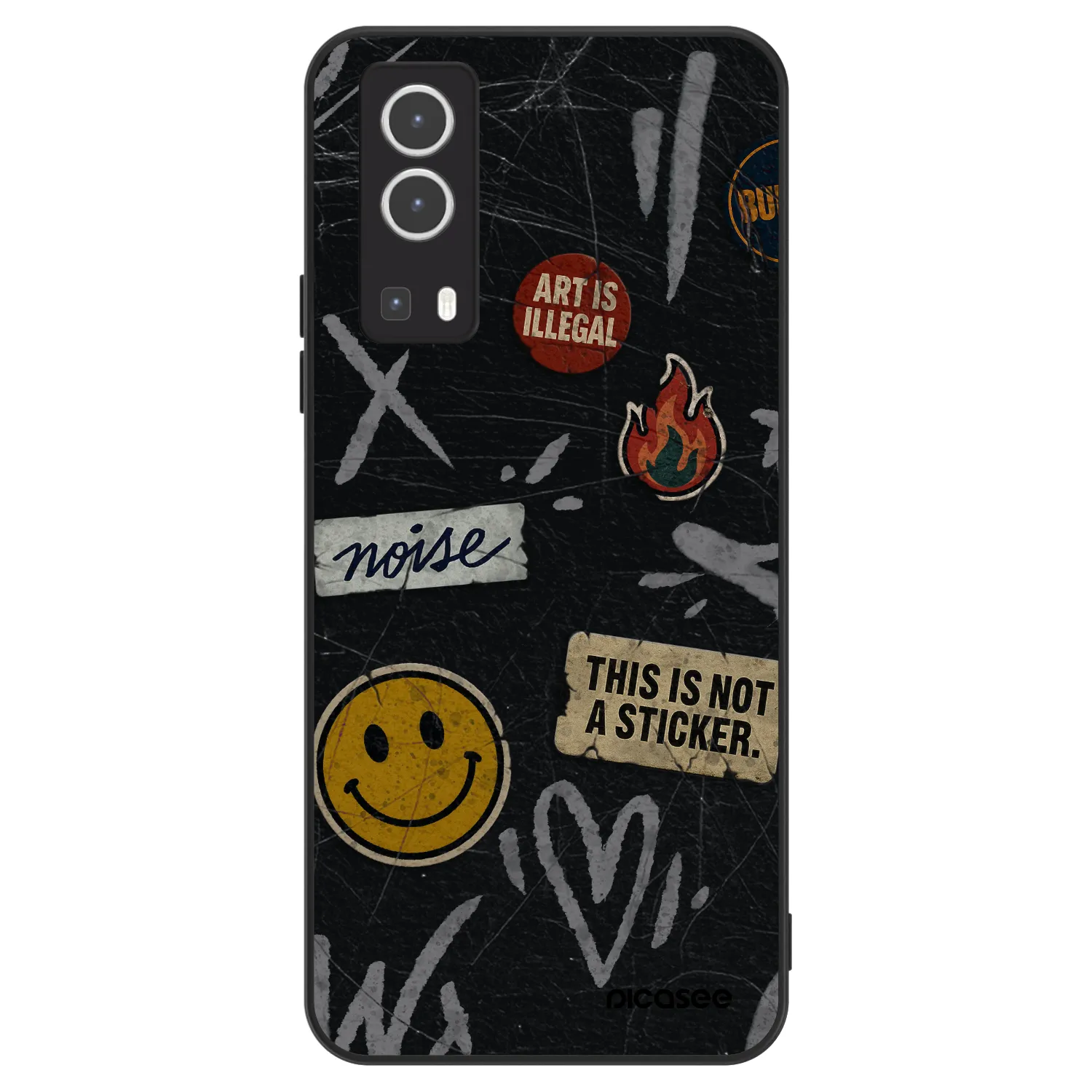 Picasee ULTIMATE CASE pro Vivo Y72 5G - STICKERS x TAGS