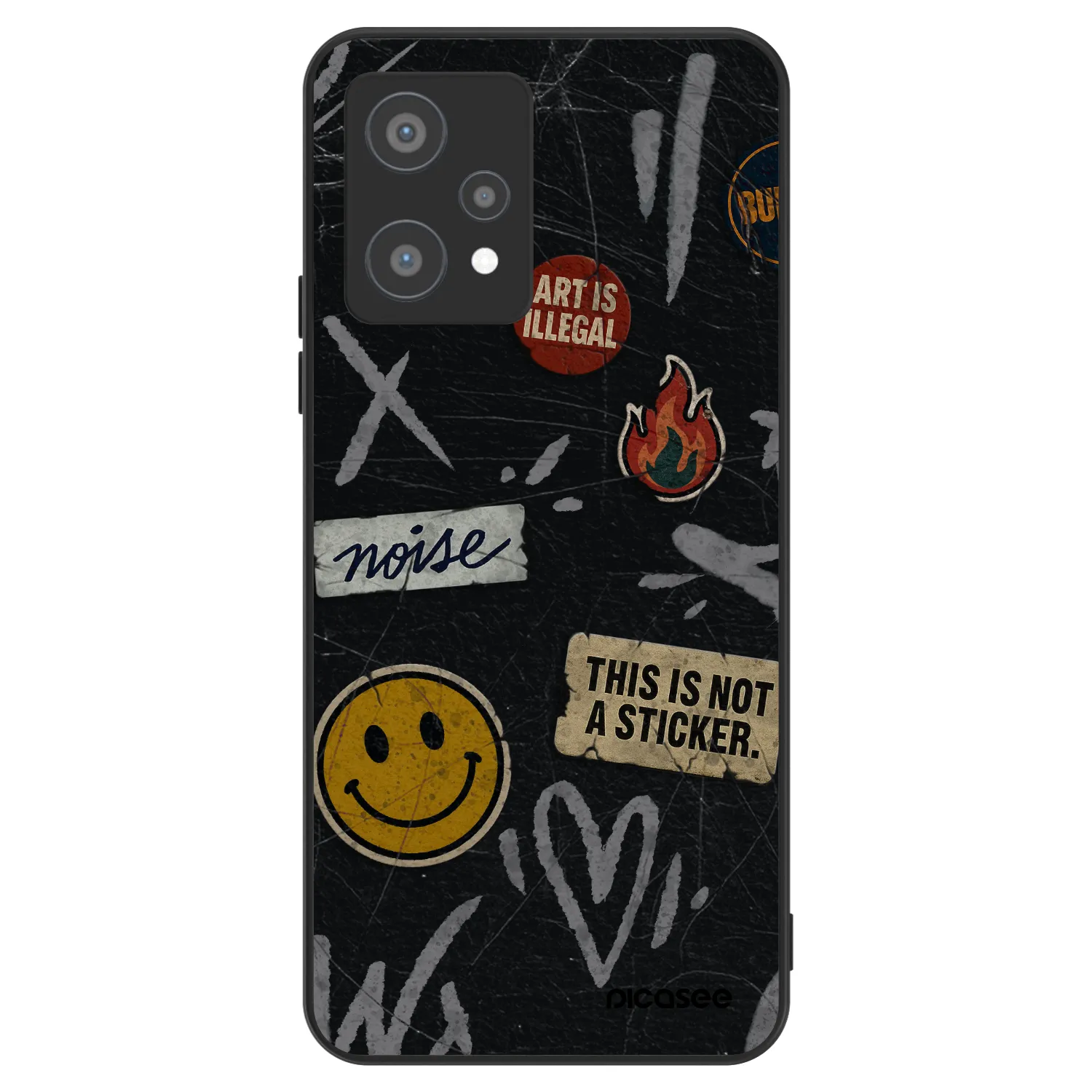 Picasee ULTIMATE CASE pro Realme 9 Pro 5G - STICKERS x TAGS