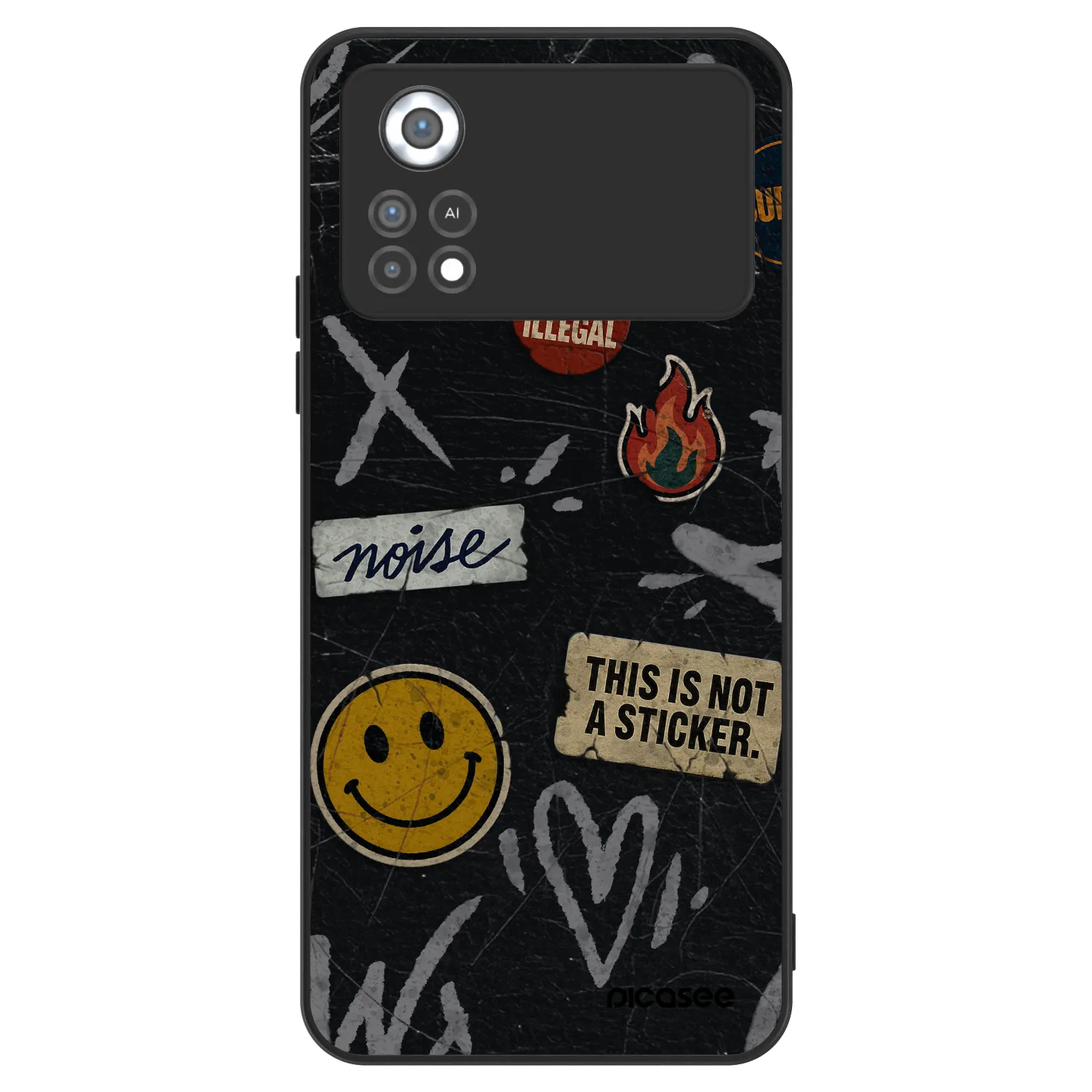 Picasee ULTIMATE CASE pro Xiaomi Poco X4 Pro 5G - STICKERS x TAGS