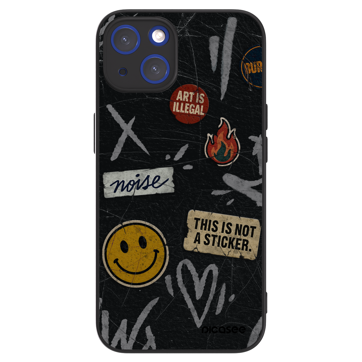 Picasee ULTIMATE CASE pro Apple iPhone 14 - STICKERS x TAGS