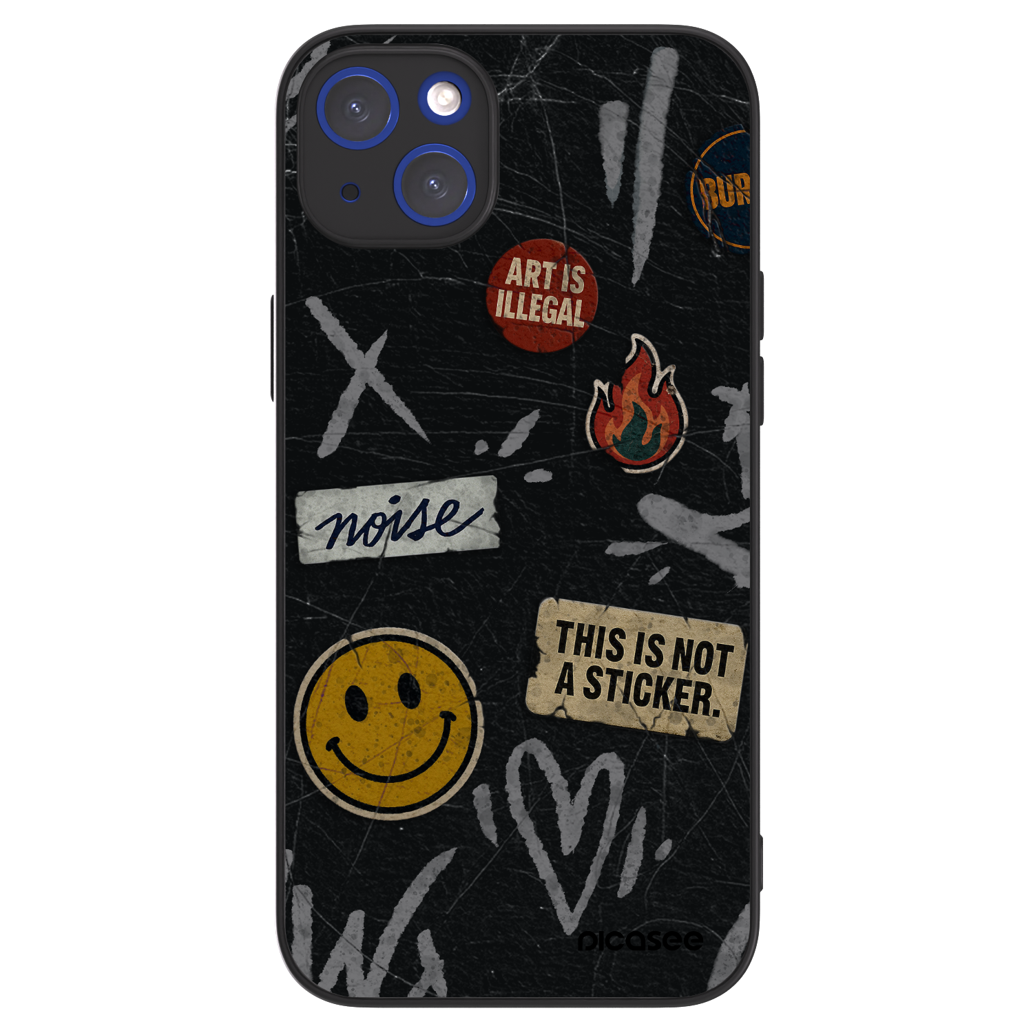 Picasee ULTIMATE CASE pro Apple iPhone 14 Plus - STICKERS x TAGS