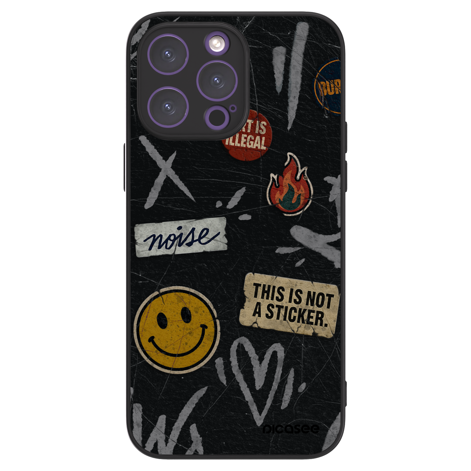 Picasee ULTIMATE CASE pro Apple iPhone 14 Pro Max - STICKERS x TAGS