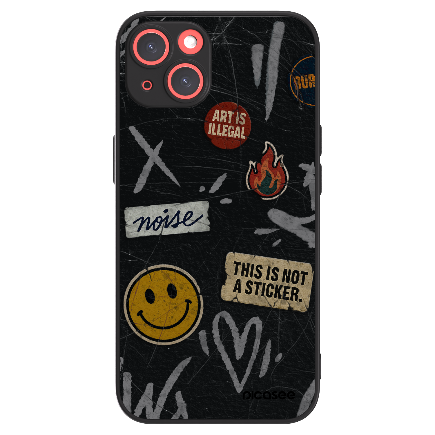 Picasee ULTIMATE CASE MagSafe pro Apple iPhone 13 - STICKERS x TAGS