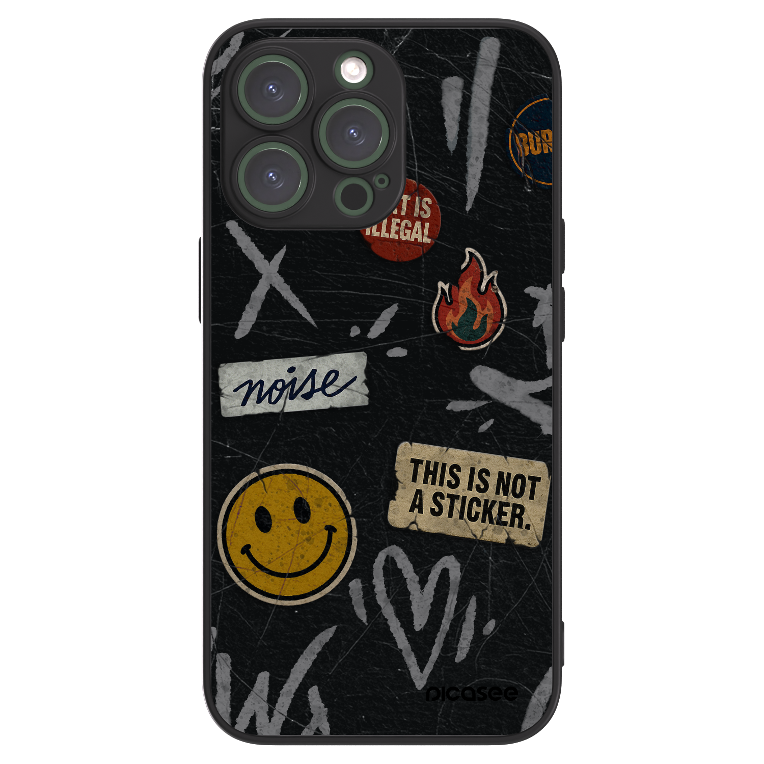 Picasee ULTIMATE CASE MagSafe pro Apple iPhone 13 Pro - STICKERS x TAGS