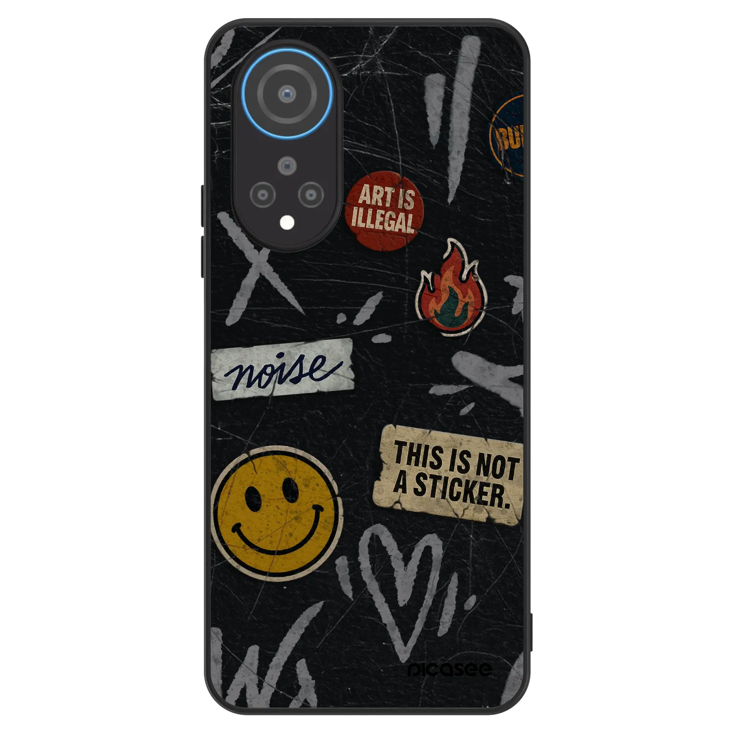 Picasee ULTIMATE CASE pro Honor X7 - STICKERS x TAGS
