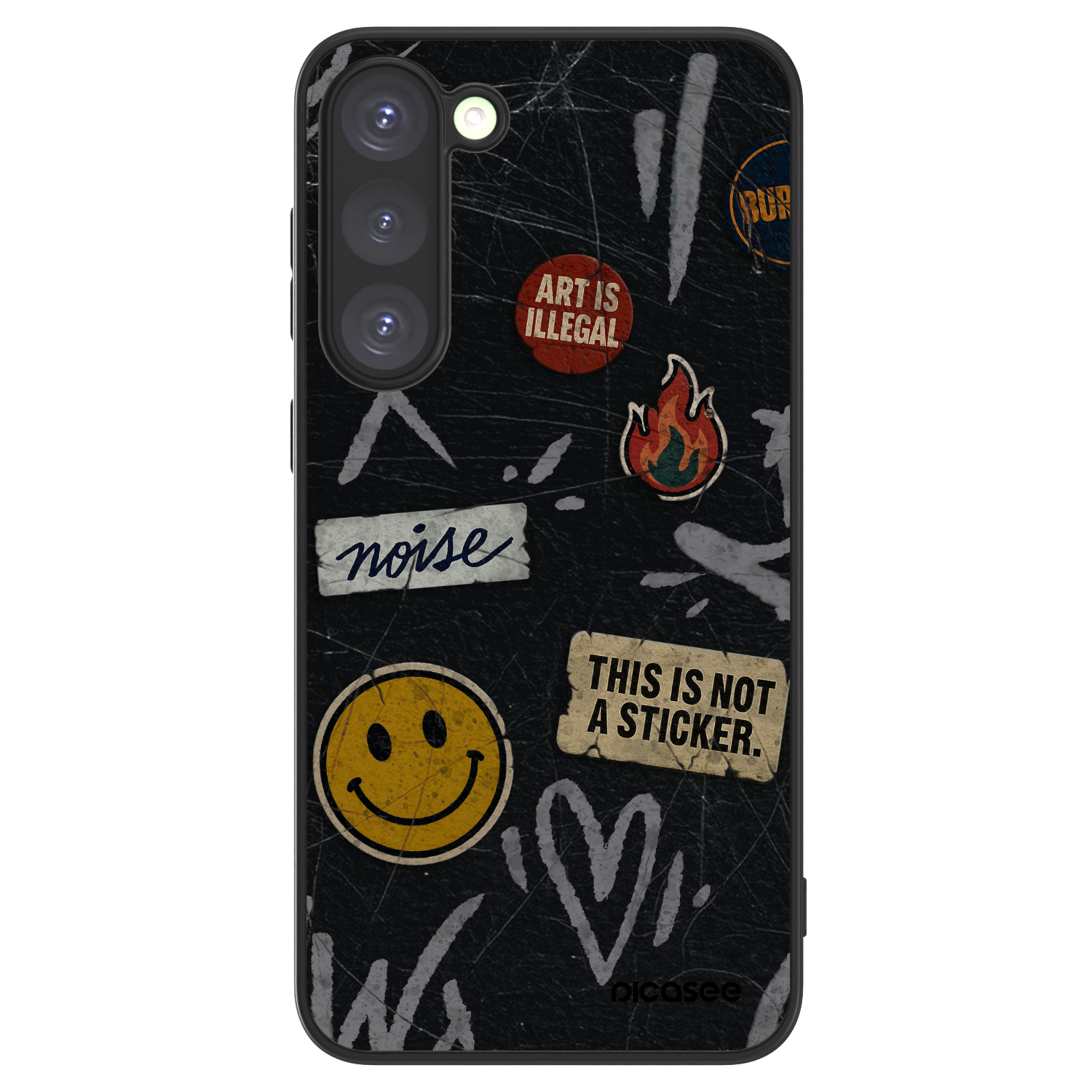 Picasee ULTIMATE CASE pro Samsung Galaxy S23+ 5G - STICKERS x TAGS