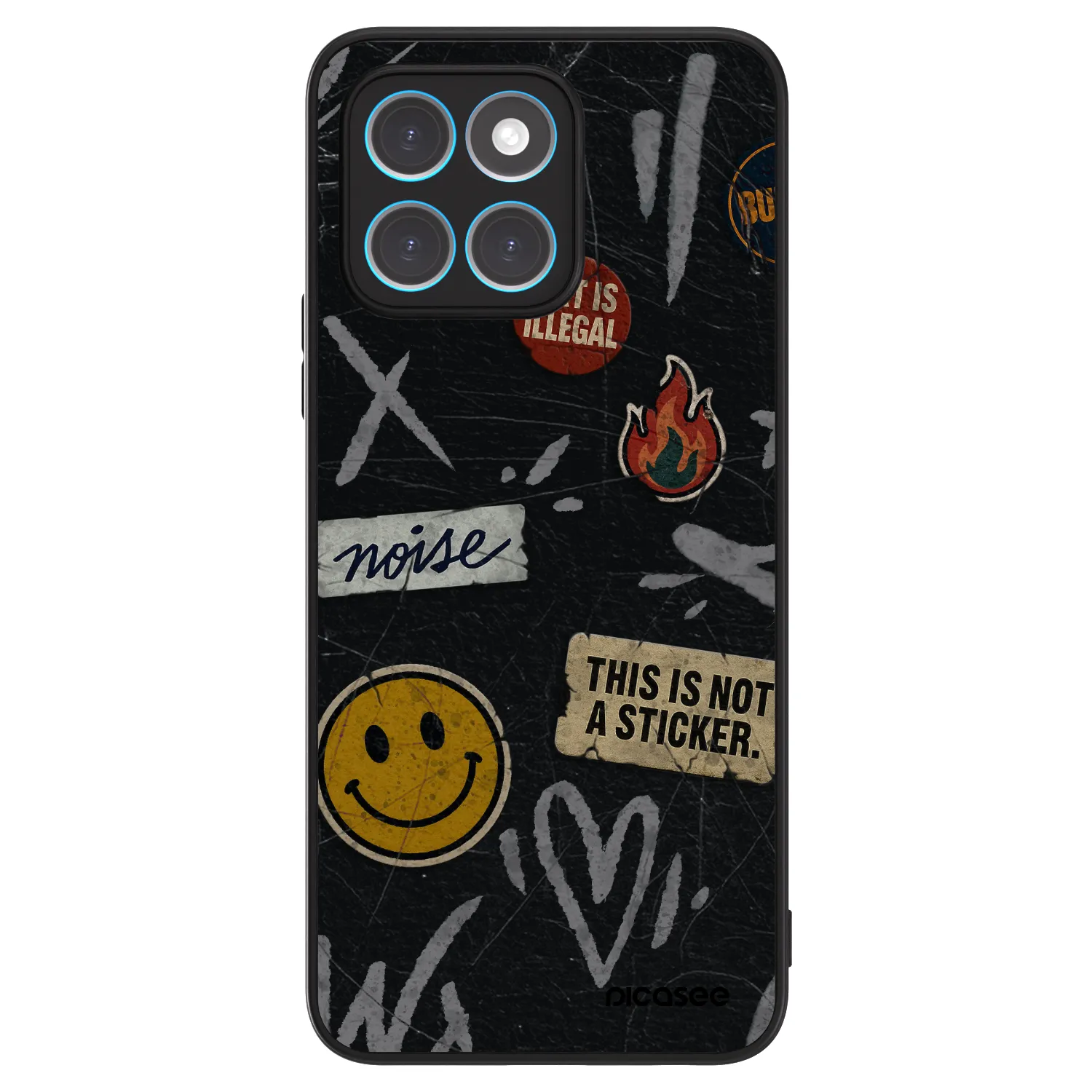 Picasee ULTIMATE CASE pro Honor X6 - STICKERS x TAGS