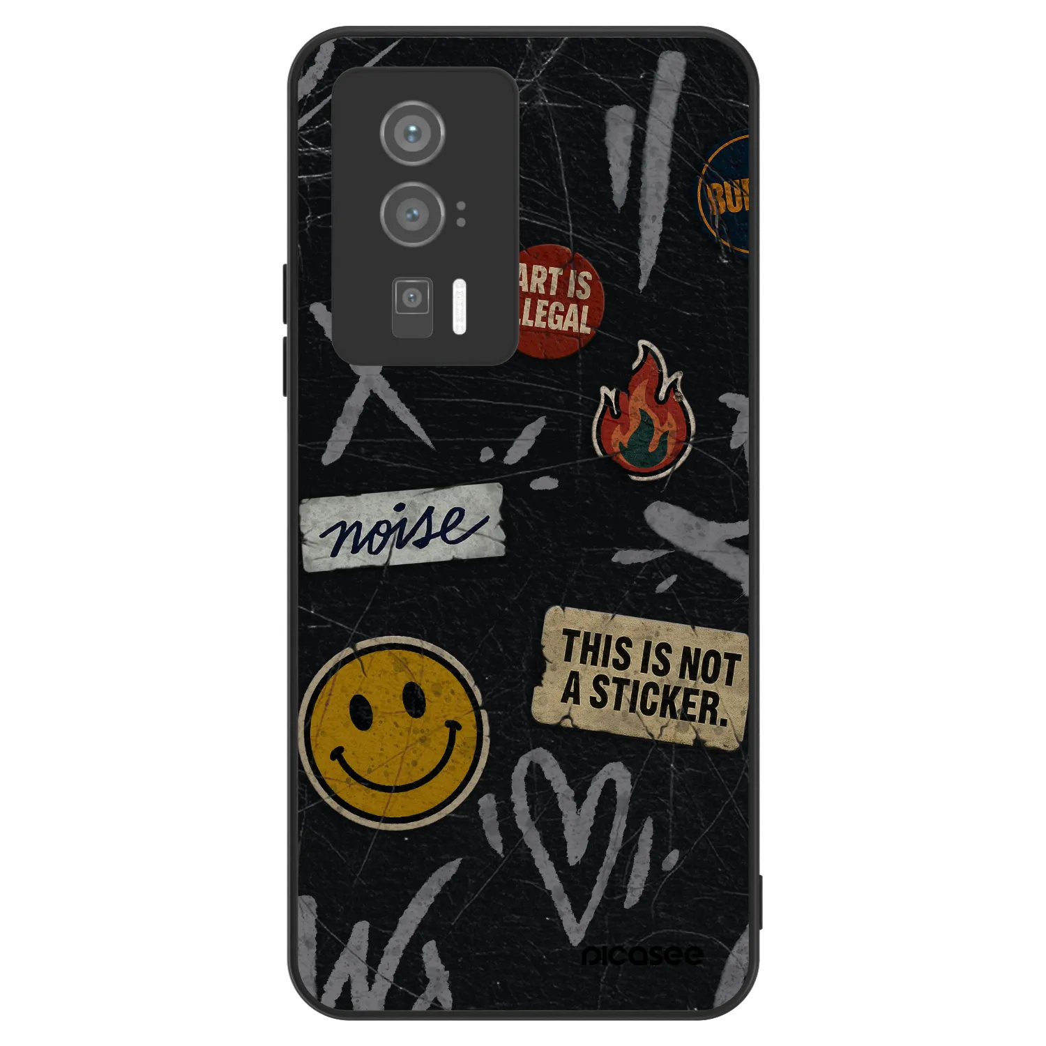Picasee ULTIMATE CASE pro Xiaomi Poco F5 Pro 5G - STICKERS x TAGS