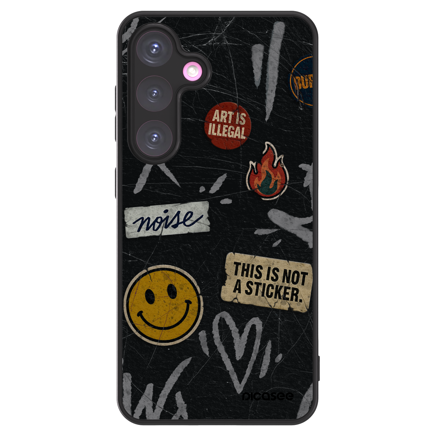 Picasee ULTIMATE CASE pro Samsung Galaxy S24+ S926B 5G - STICKERS x TAGS
