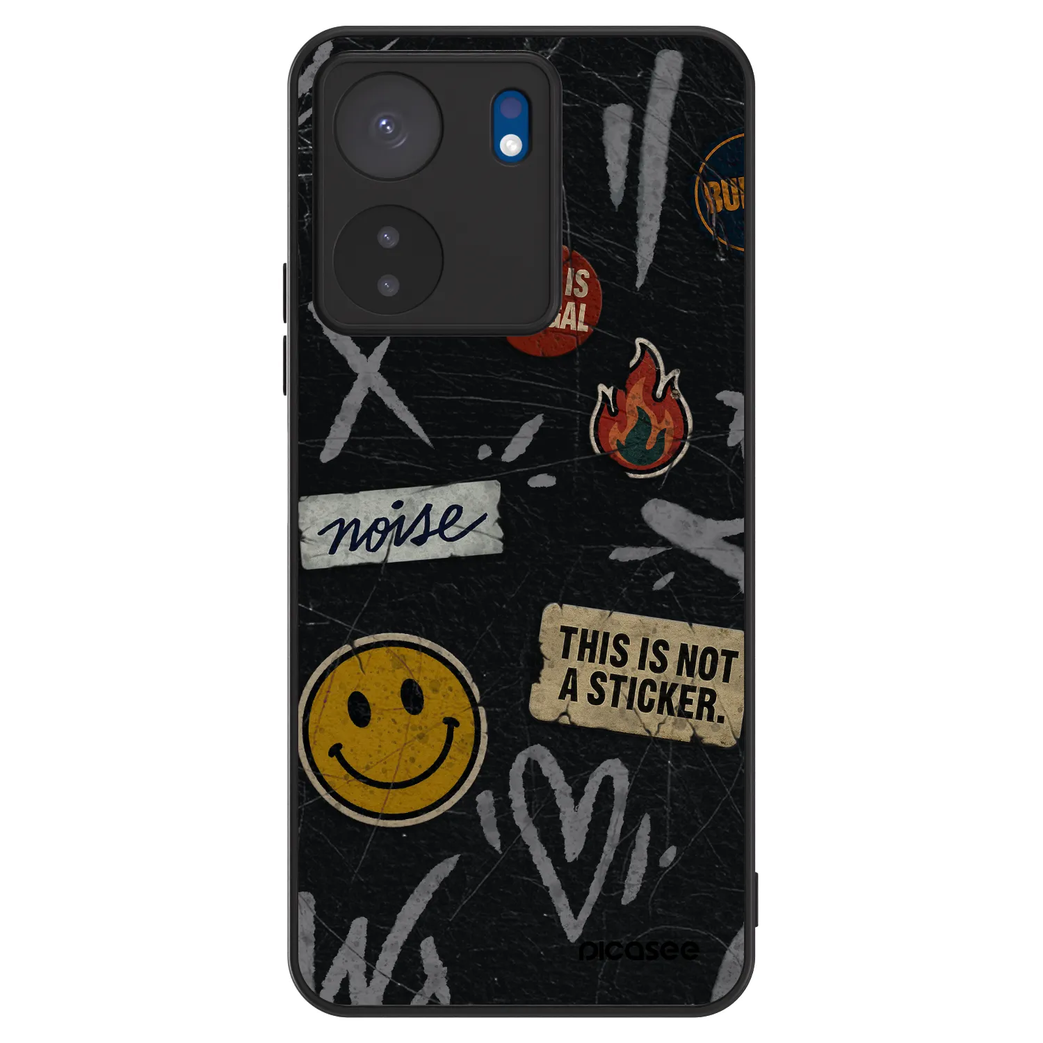 Picasee ULTIMATE CASE pro Xiaomi Redmi 13C 4G - STICKERS x TAGS