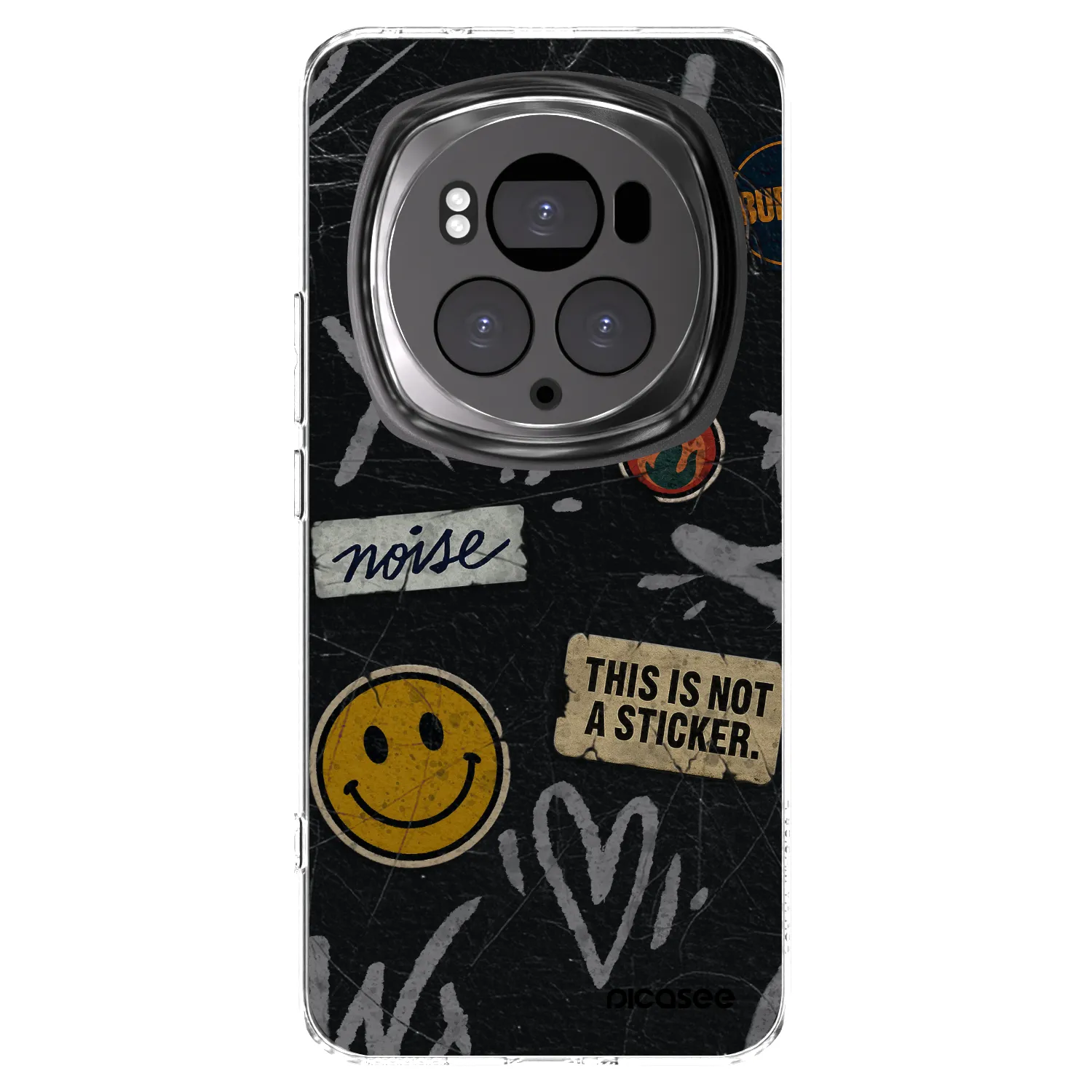 Picasee silikonový průhledný obal pro Honor Magic6 Pro - STICKERS x TAGS