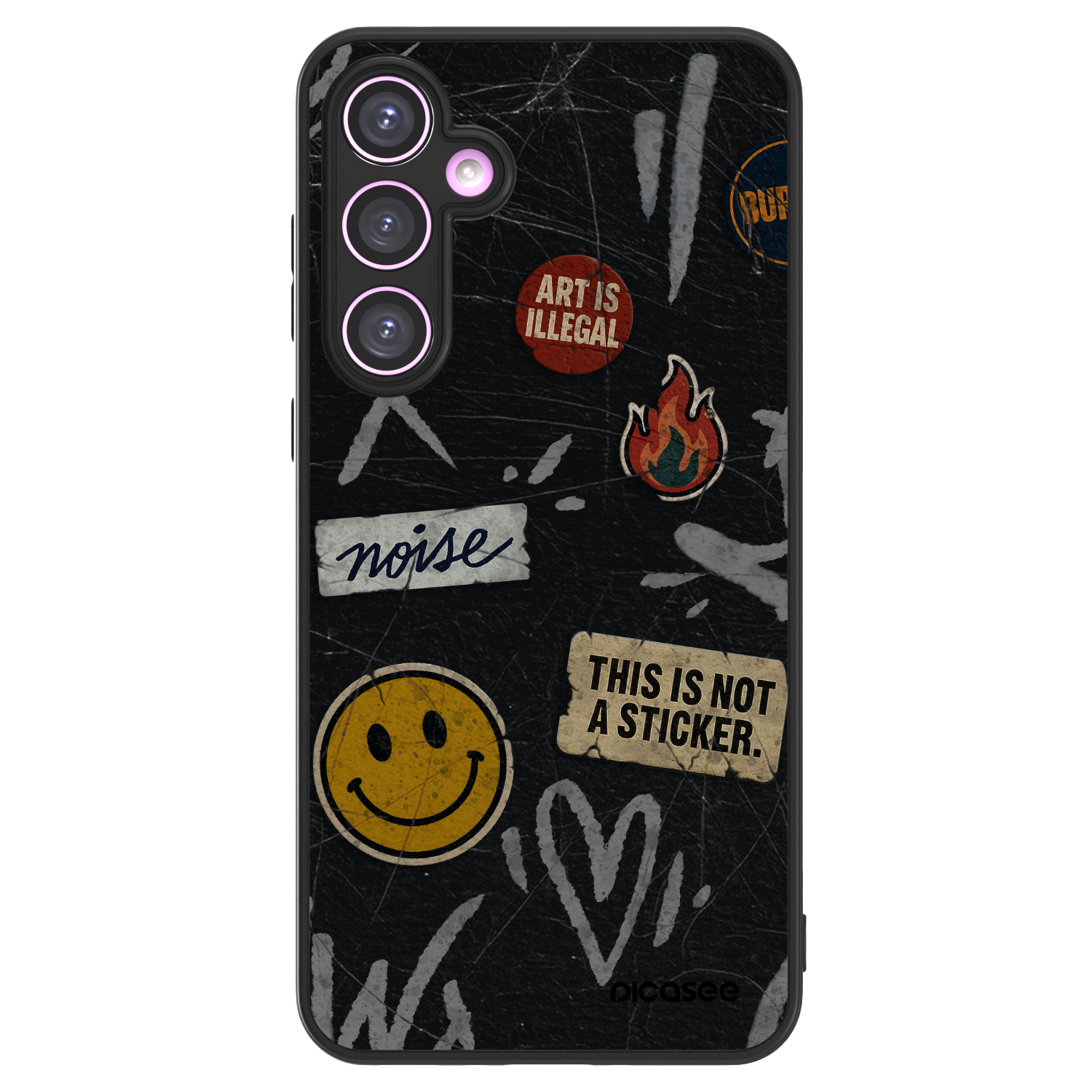 Picasee ULTIMATE CASE pro Samsung Galaxy A35 5G A356B - STICKERS x TAGS