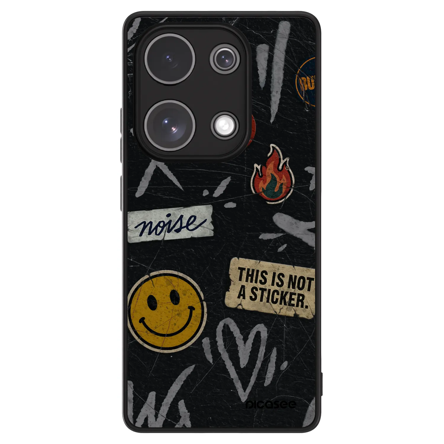 Picasee ULTIMATE CASE pro Xiaomi Redmi Note 13 Pro 4G - STICKERS x TAGS
