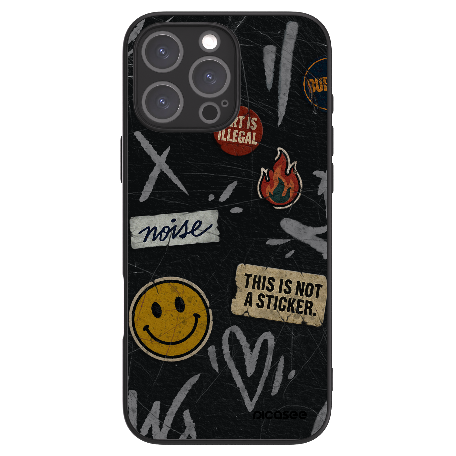 Picasee ULTIMATE CASE MagSafe pro Apple iPhone 16 Pro Max - STICKERS x TAGS