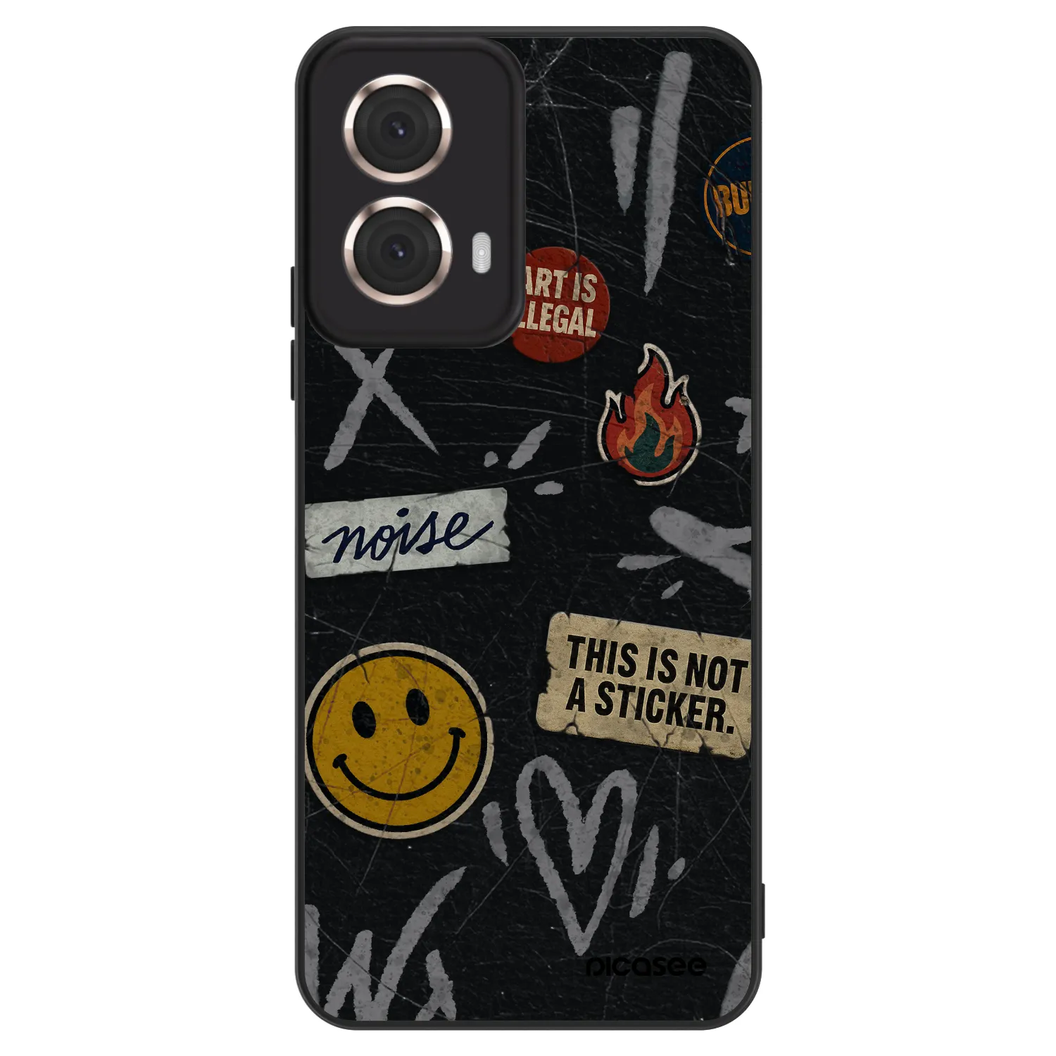 Picasee ULTIMATE CASE pro Motorola Moto G85 - STICKERS x TAGS