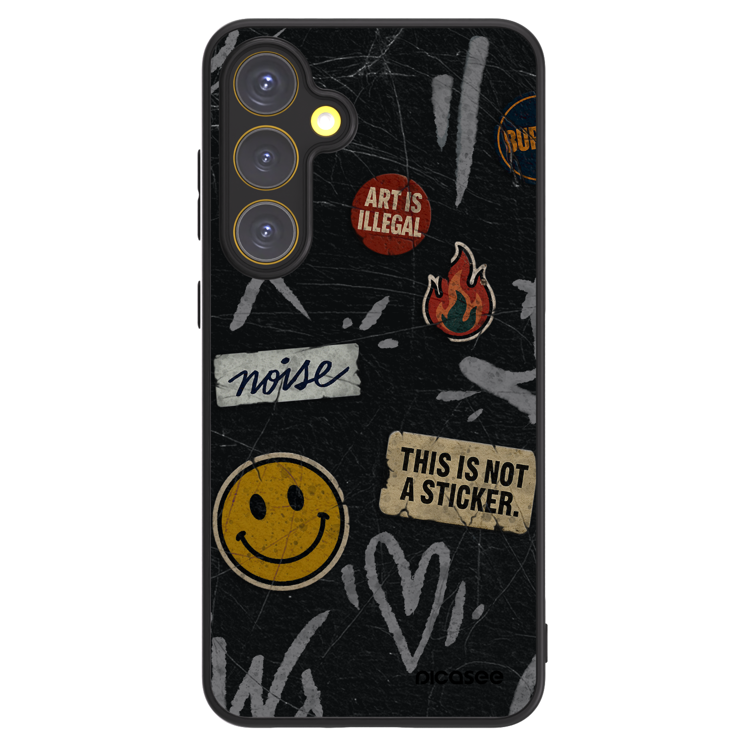 Picasee ULTIMATE CASE pro Samsung Galaxy S24 FE S721B - STICKERS x TAGS