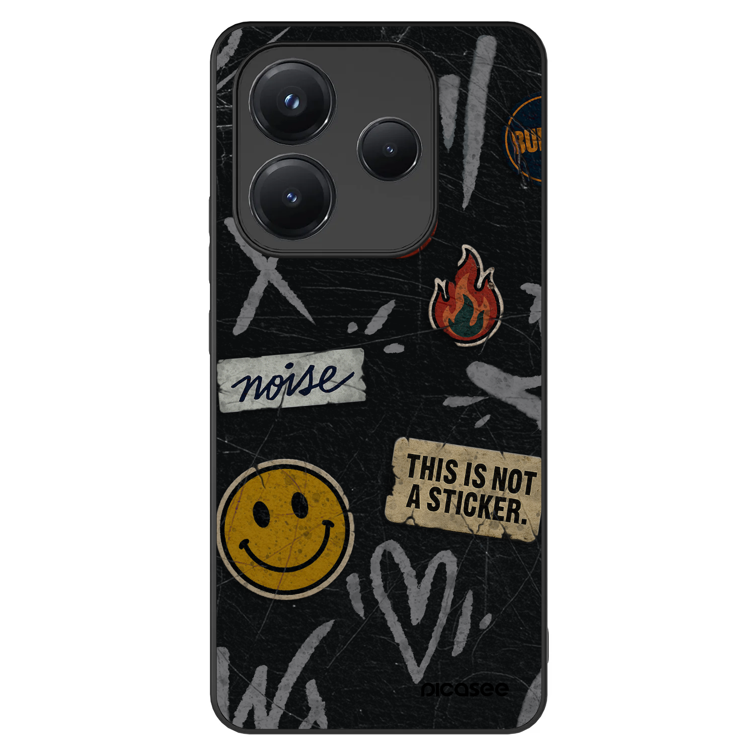 Picasee ULTIMATE CASE pro Xiaomi Redmi Note 14 5G - STICKERS x TAGS