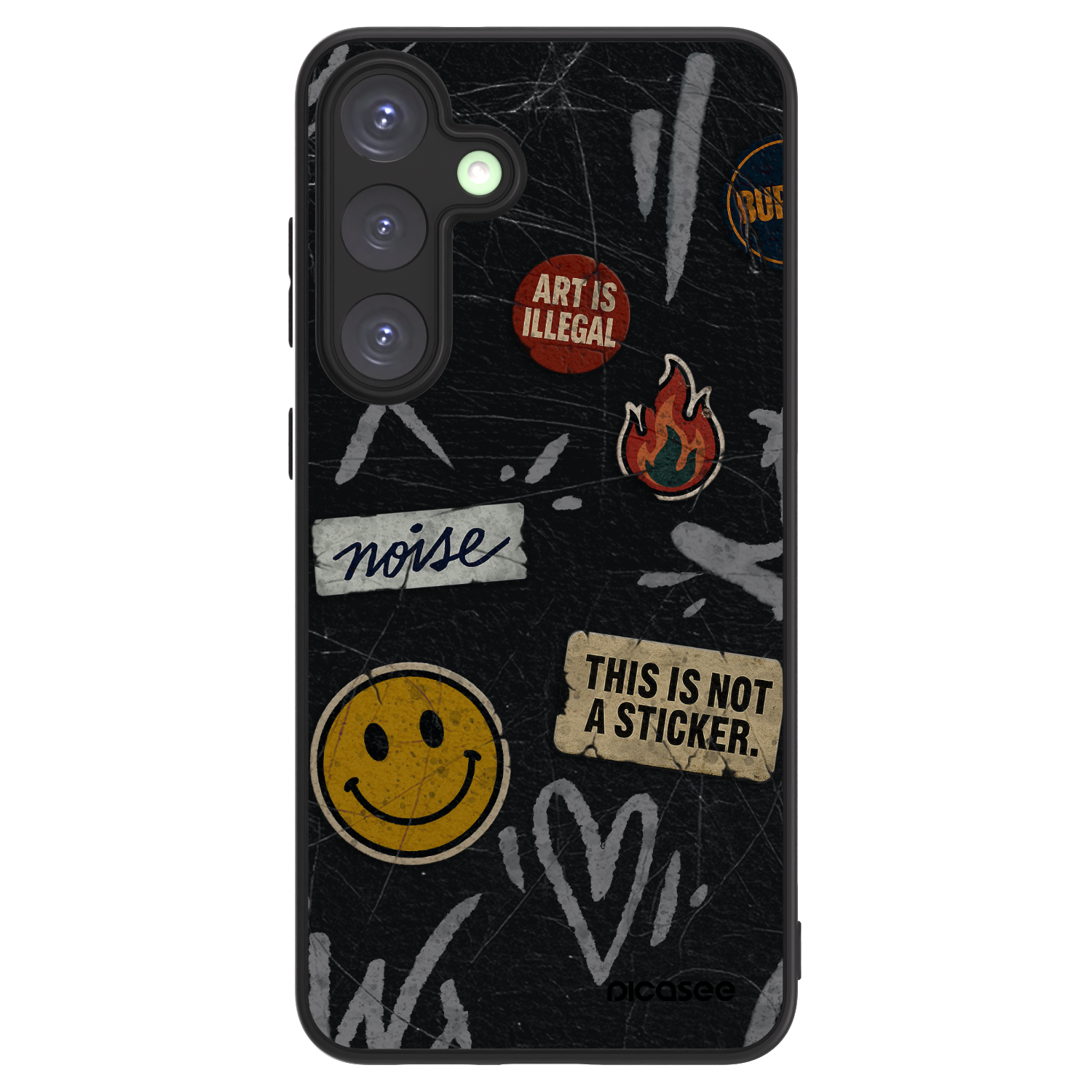 Picasee ULTIMATE CASE pro Samsung Galaxy S25+ 5G - STICKERS x TAGS