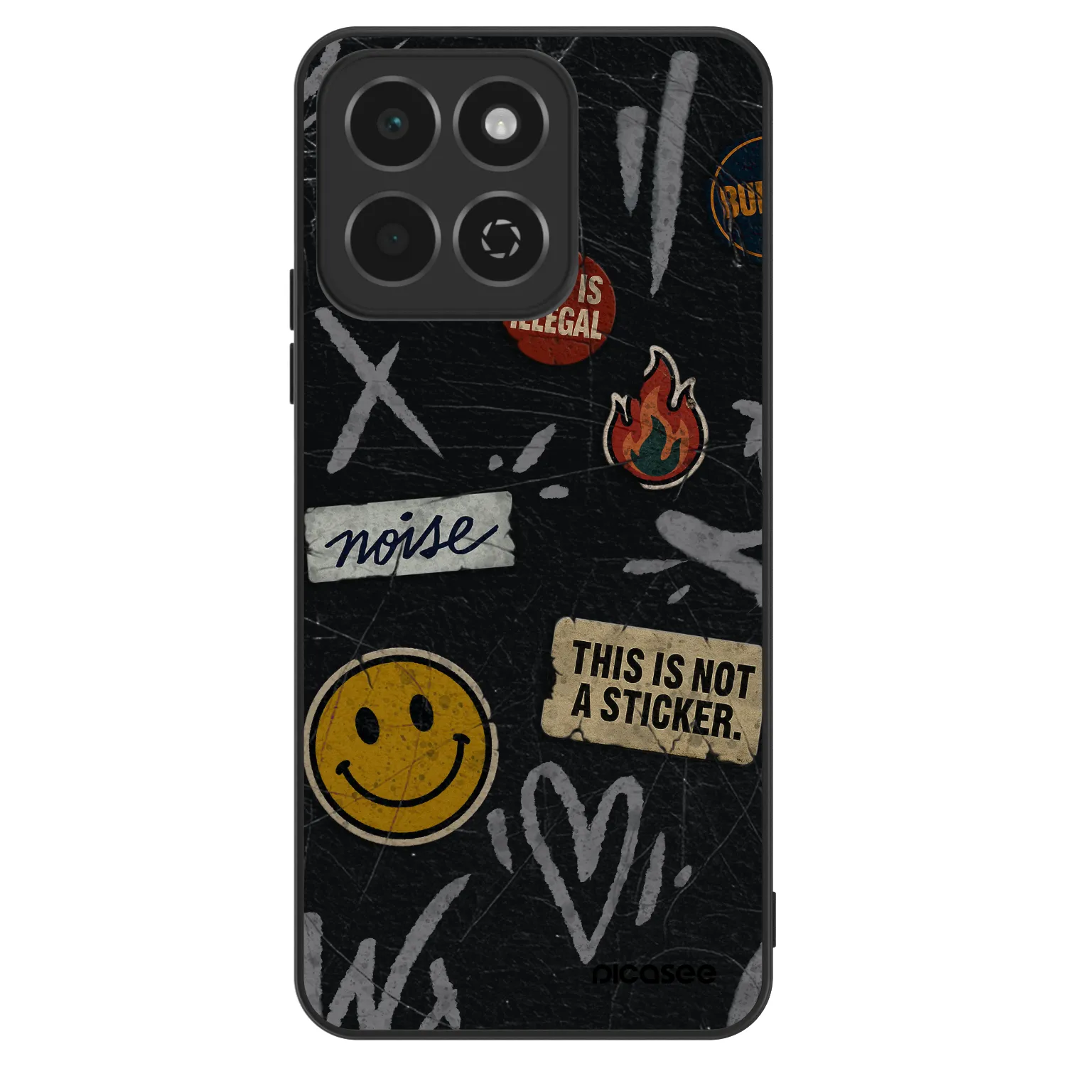 Picasee ULTIMATE CASE pro Honor 200 Smart 5G - STICKERS x TAGS