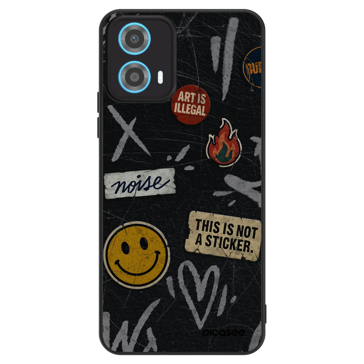 Picasee ULTIMATE CASE pro Motorola Moto G34 5G - STICKERS x TAGS