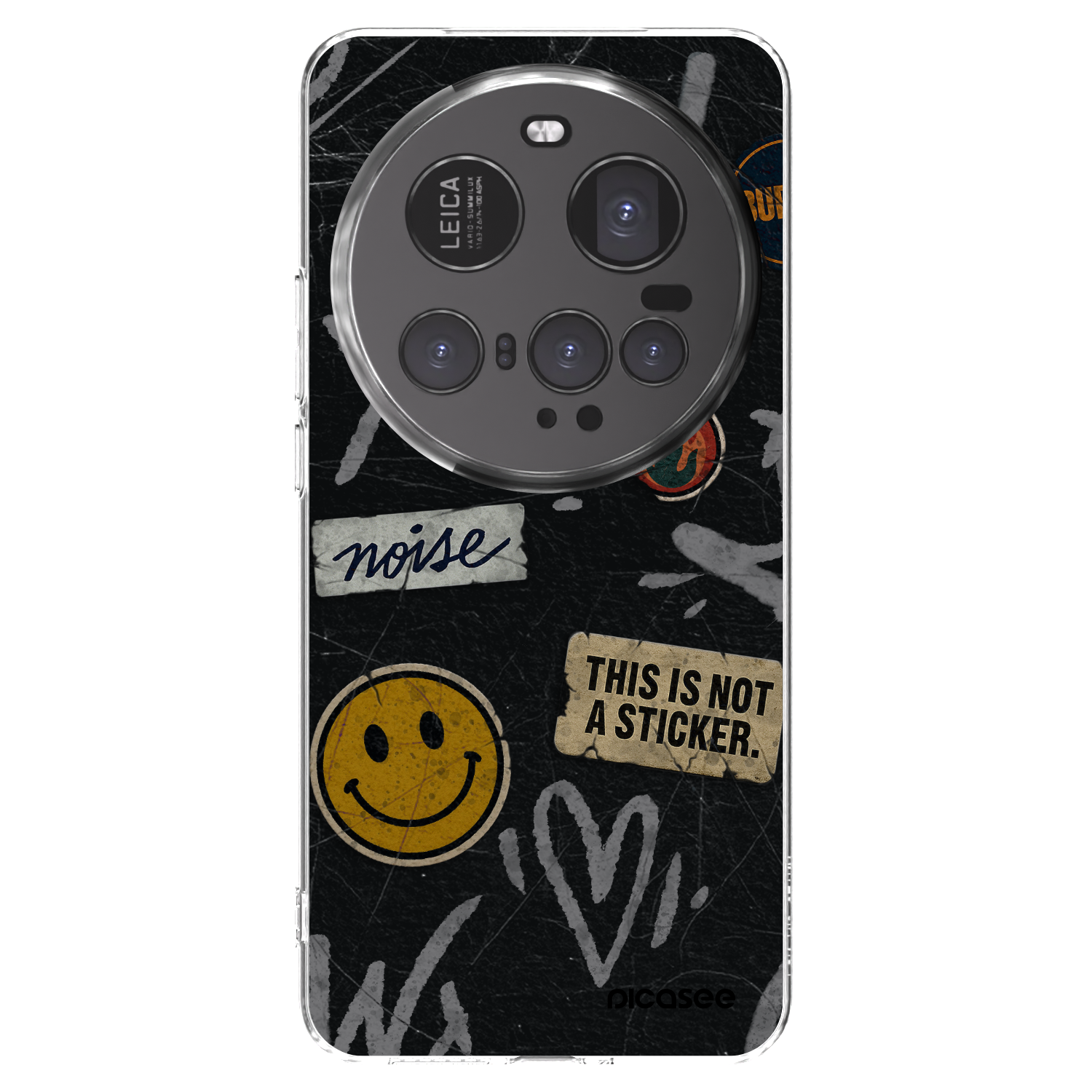 Picasee silikonový průhledný obal pro Xiaomi 15 Ultra - STICKERS x TAGS