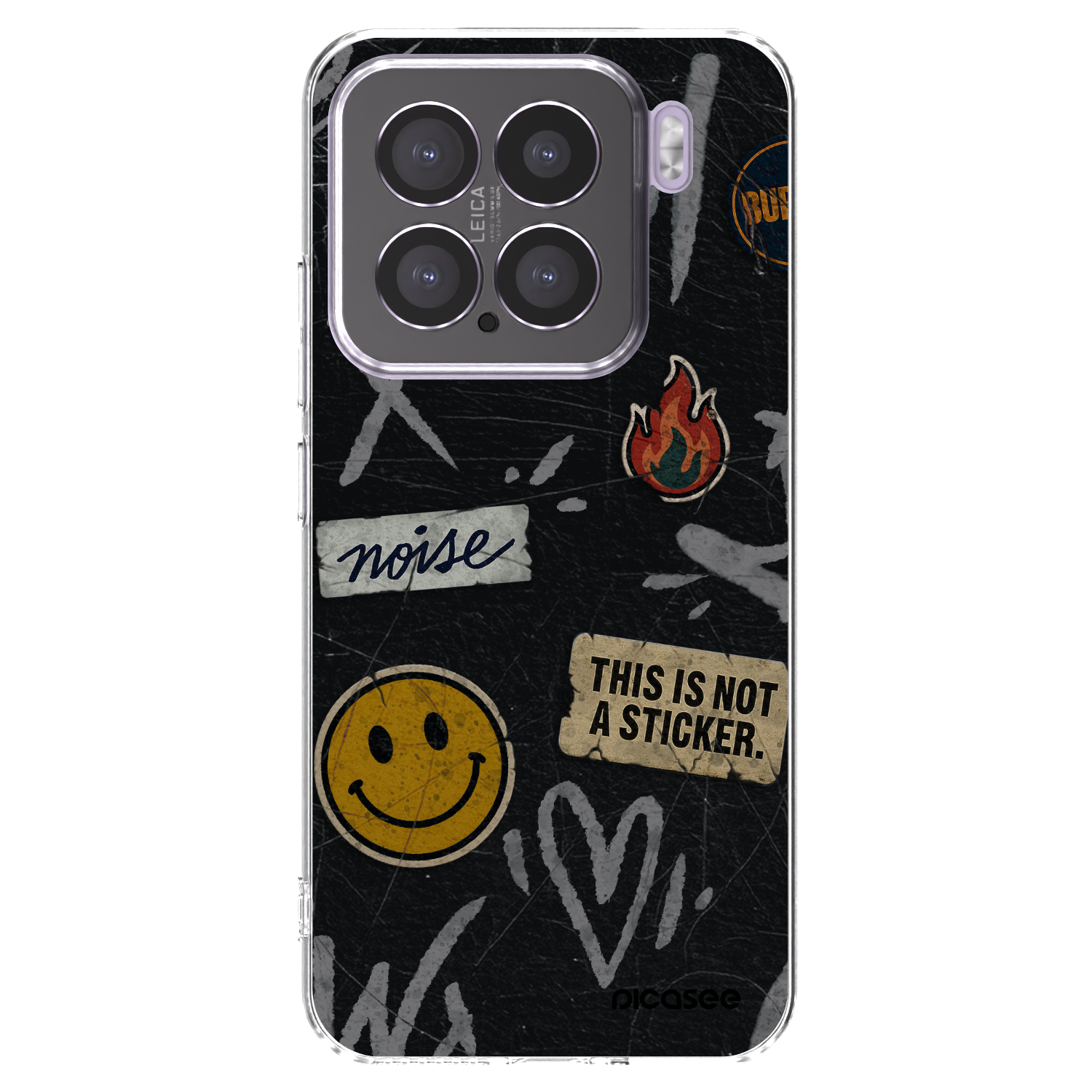 Picasee silikonový průhledný obal pro Xiaomi 15 - STICKERS x TAGS