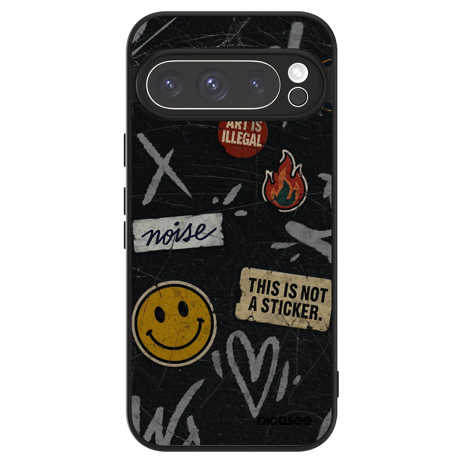 Picasee ULTIMATE CASE pro Google Pixel 9 Pro - STICKERS x TAGS