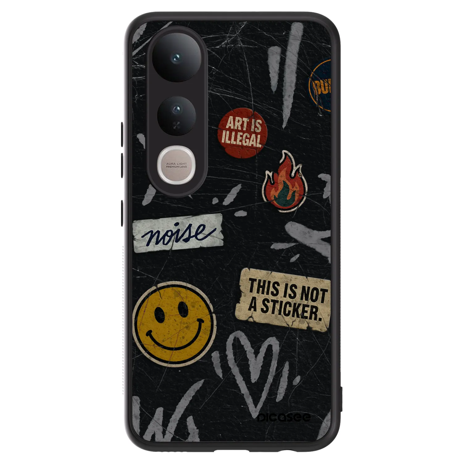 Picasee ULTIMATE CASE pro Vivo V50 Lite 5G - STICKERS x TAGS