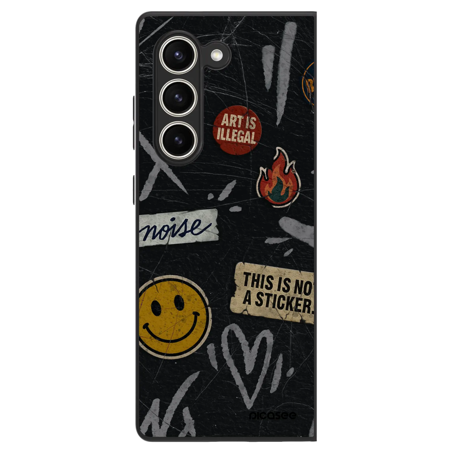 Picasee ULTIMATE CASE pro Samsung Galaxy Z Fold5 5G - STICKERS x TAGS