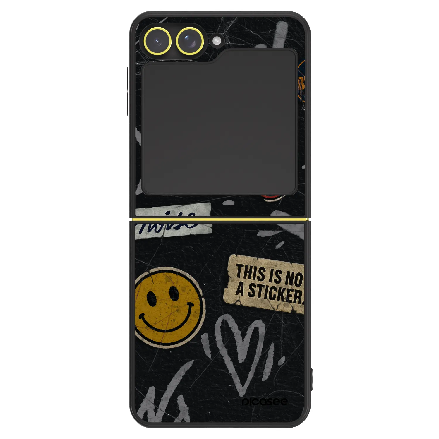 Picasee ULTIMATE CASE pro Samsung Galaxy Z Flip5 5G - STICKERS x TAGS