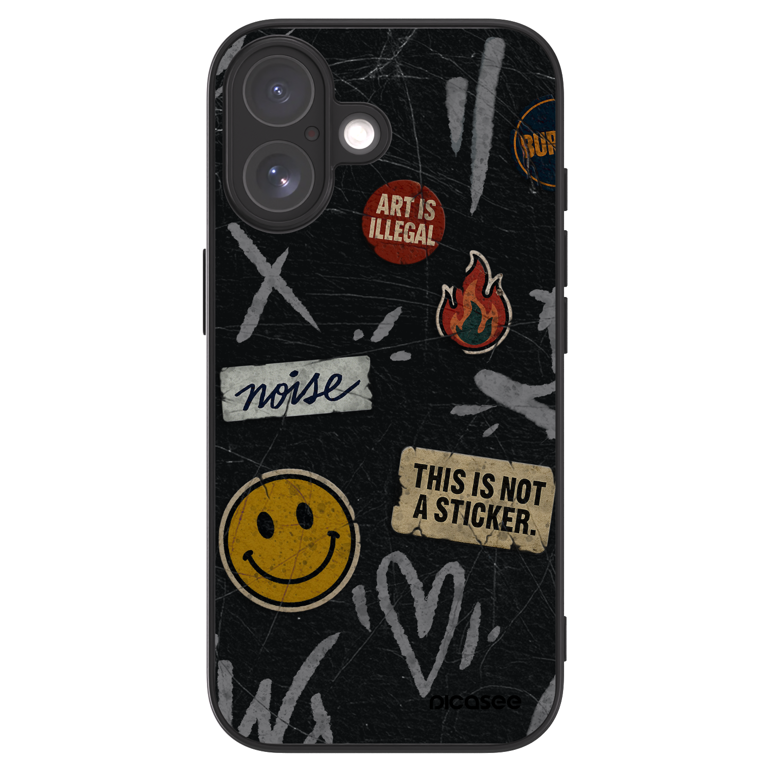 Picasee ULTIMATE CASE MagSafe pro Apple iPhone 17 - STICKERS x TAGS