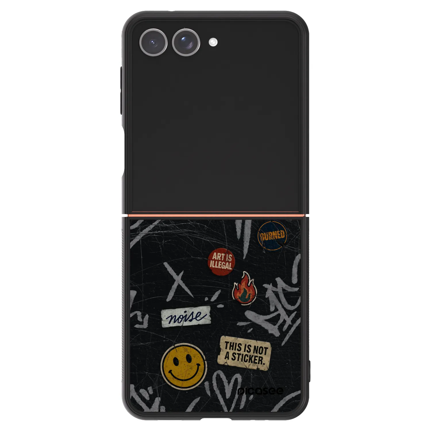 Picasee ULTIMATE CASE pro Samsung Galaxy Z Flip7 5G - STICKERS x TAGS