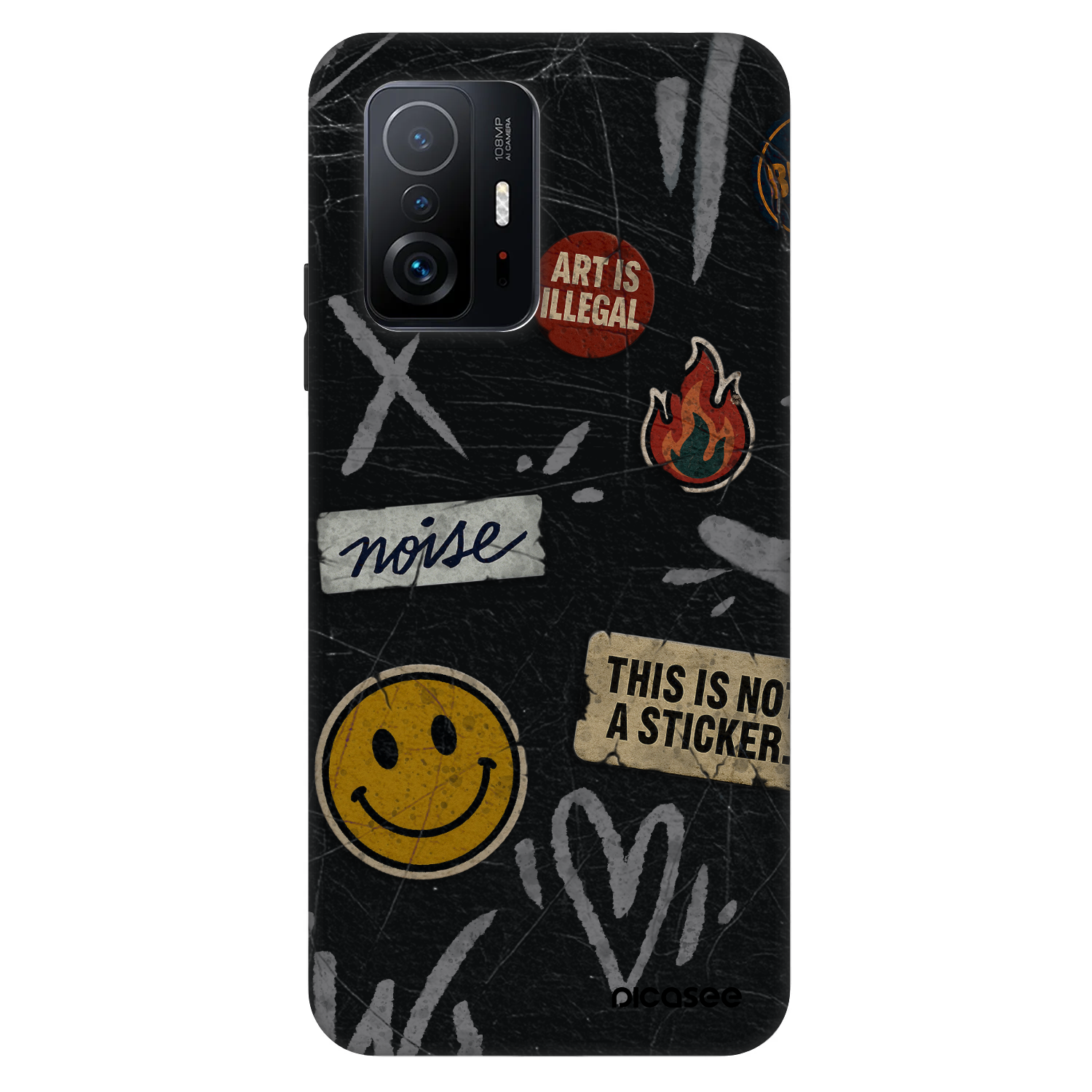 Picasee Fashion Case pro Xiaomi 11T Pro - STICKERS x TAGS