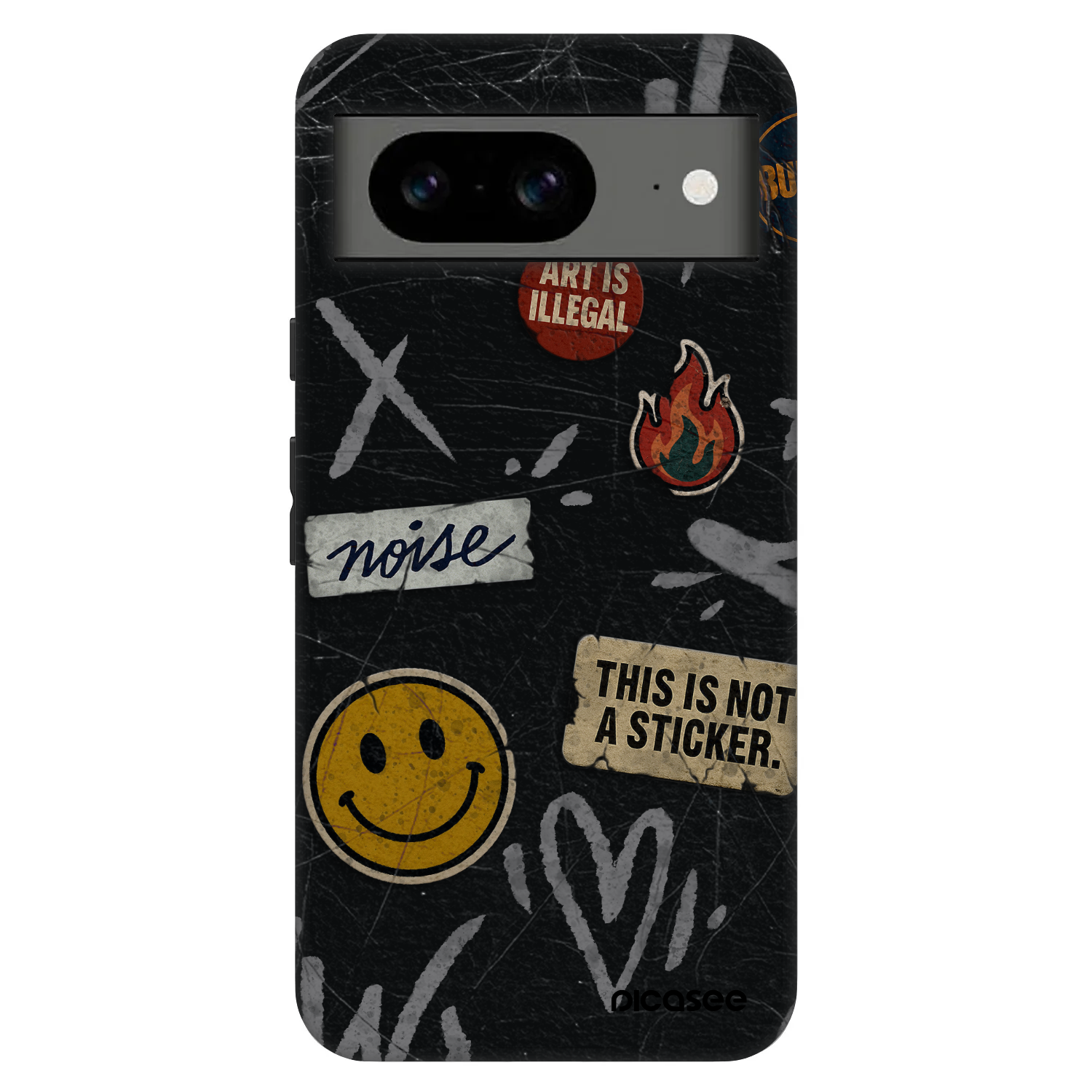 Picasee Fashion Case pro Google Pixel 8 Pro - STICKERS x TAGS
