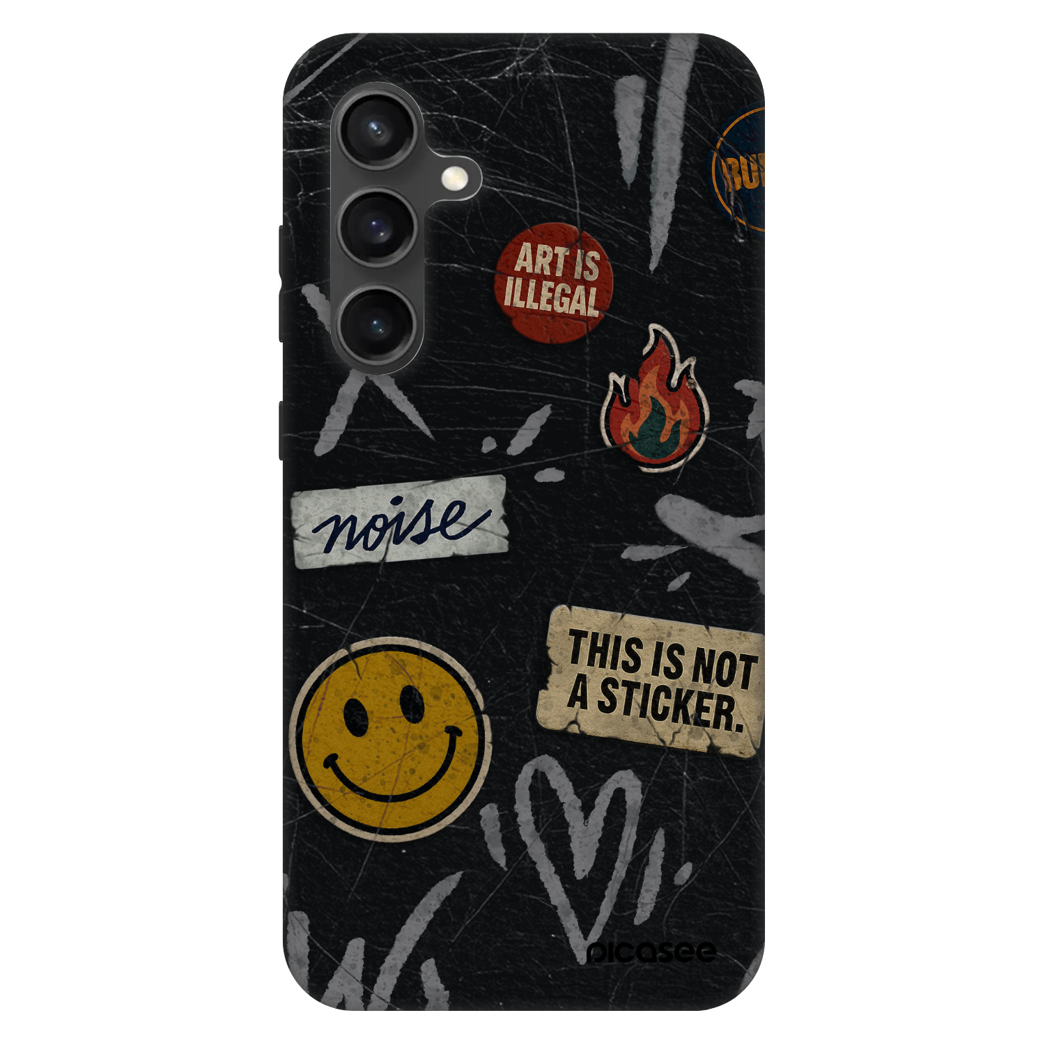 Picasee Fashion Case pro Samsung Galaxy S24 FE S721B - STICKERS x TAGS