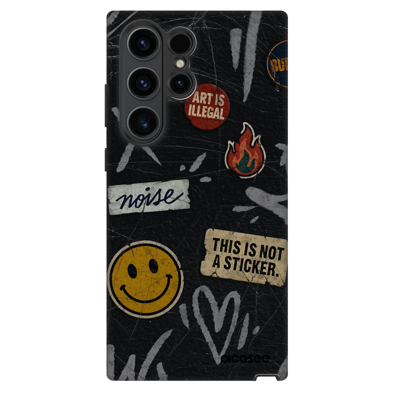 Picasee Fashion Case pro Samsung Galaxy S22 Ultra 5G - STICKERS x TAGS