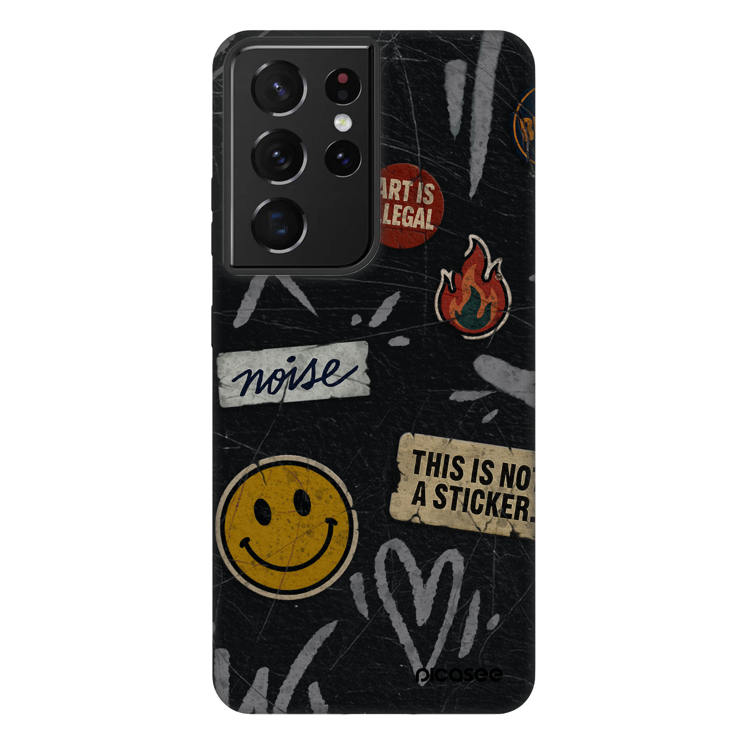 Picasee Fashion Case pro Samsung Galaxy S21 Ultra 5G G998B - STICKERS x TAGS