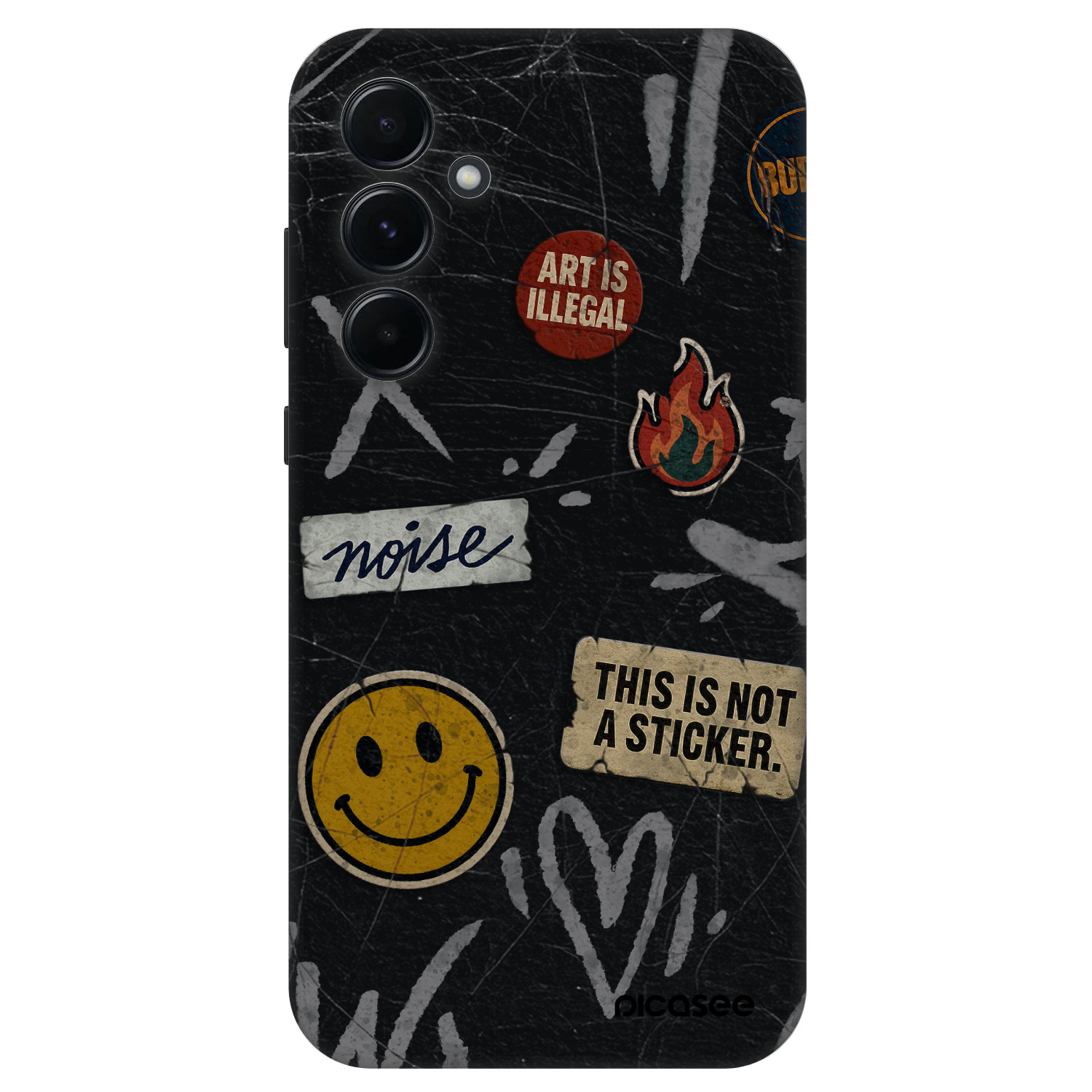 Picasee Fashion Case pro Samsung Galaxy A55 5G A556B - STICKERS x TAGS