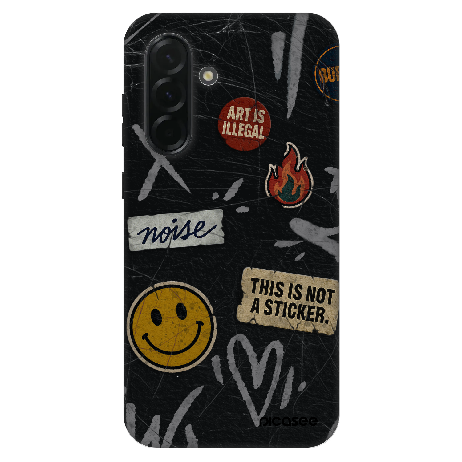 Picasee Fashion Case pro Samsung Galaxy A36 5G - STICKERS x TAGS
